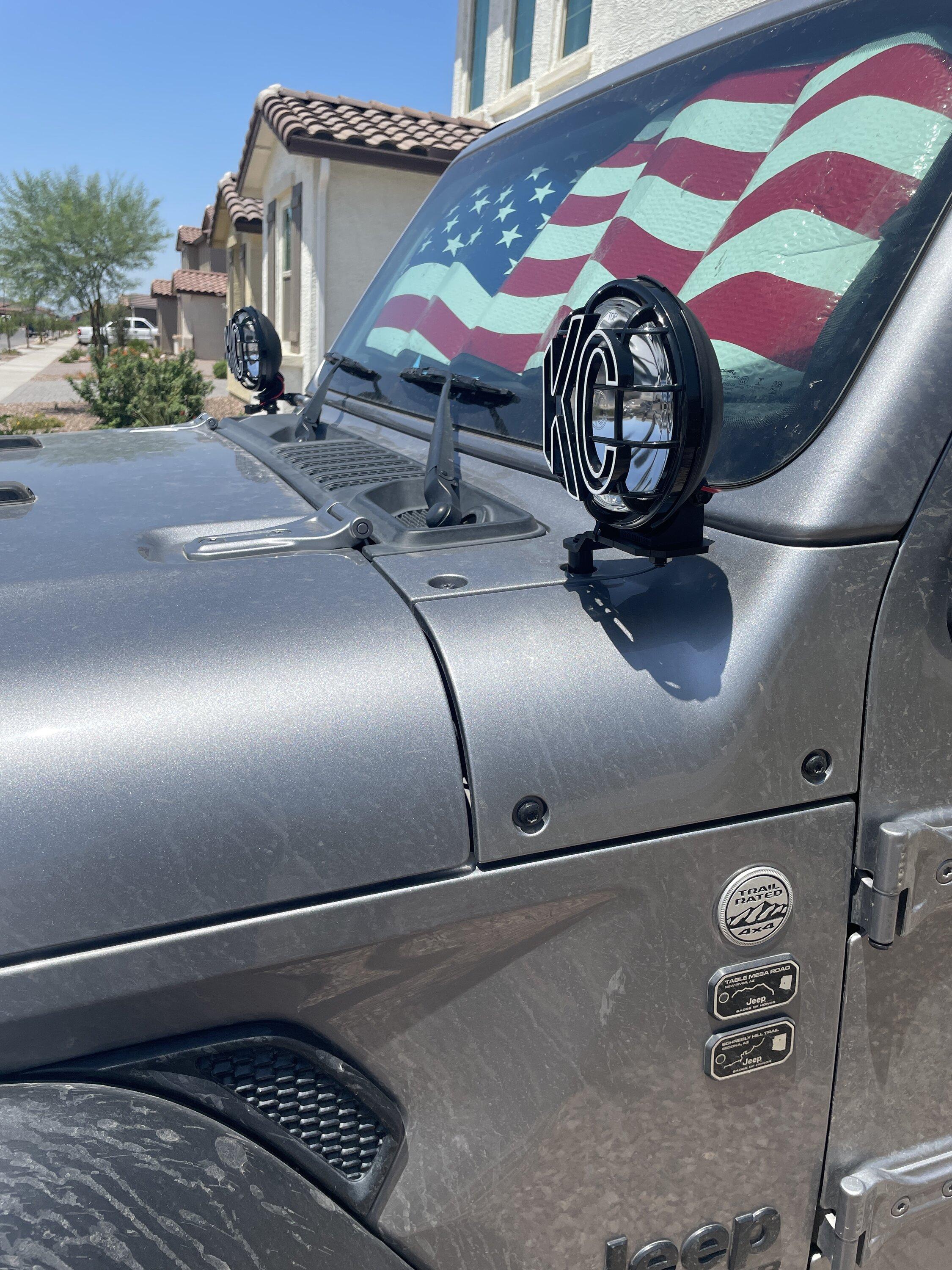 Jeep Gladiator KC Apollo Pro 6" - Spot Beam IMG_6623