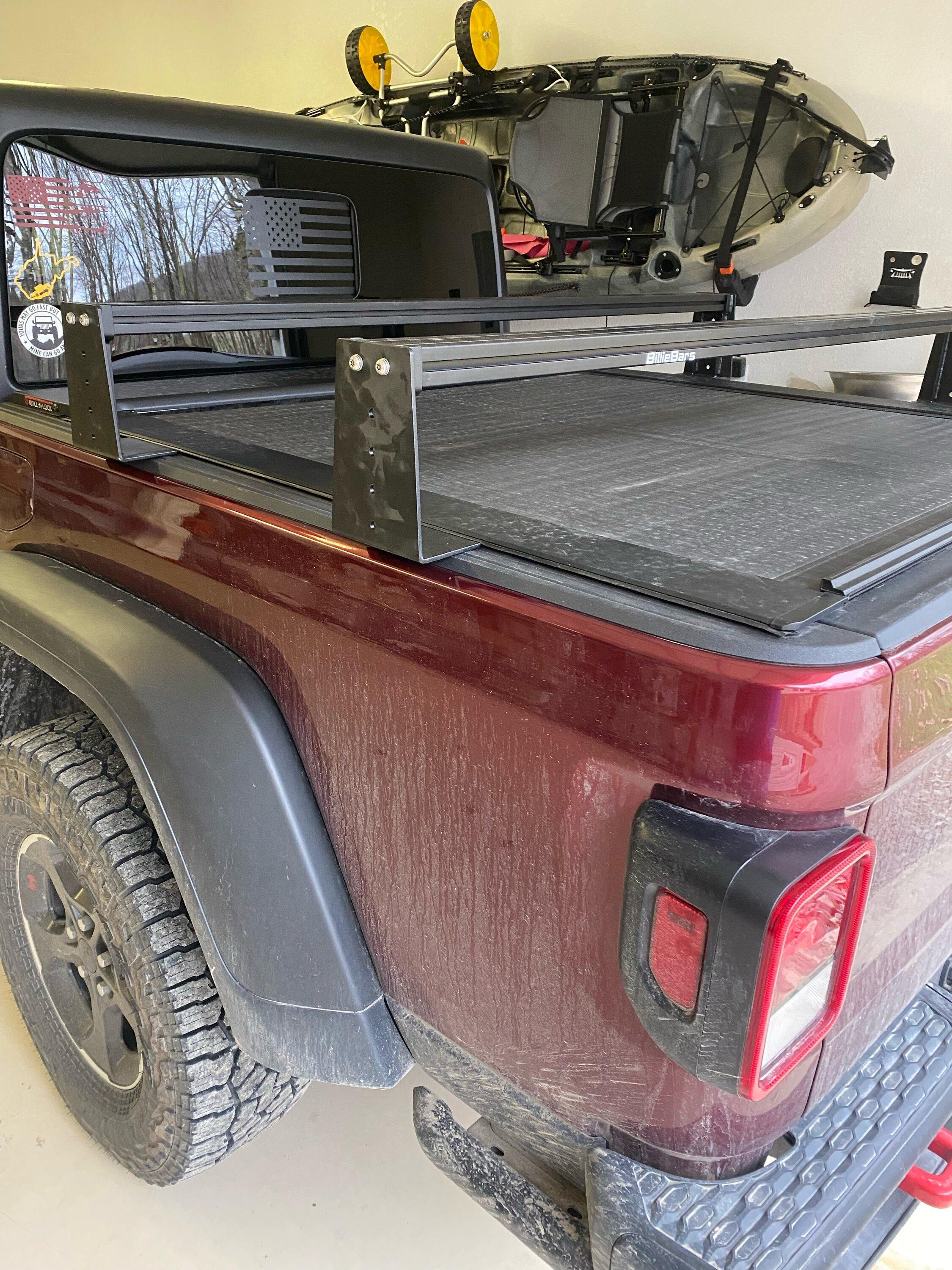 Jeep Gladiator BillieBars Bed Bars - Are they right for your Gladiator? roll n lock 8 high