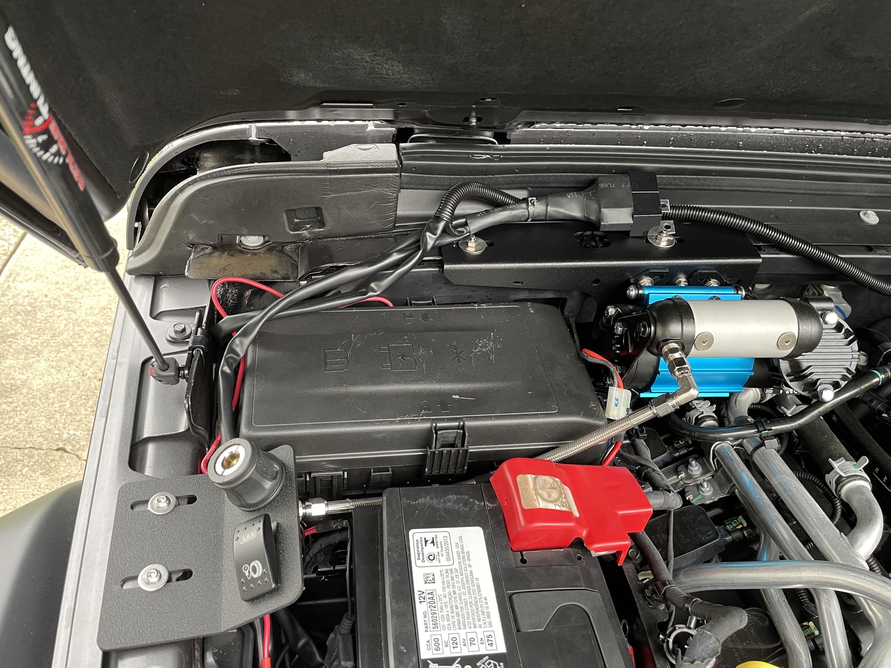 Jeep Gladiator Install of 813 Fabrication's New Underhood ARB Compressor Mount IMG_9852.JPG