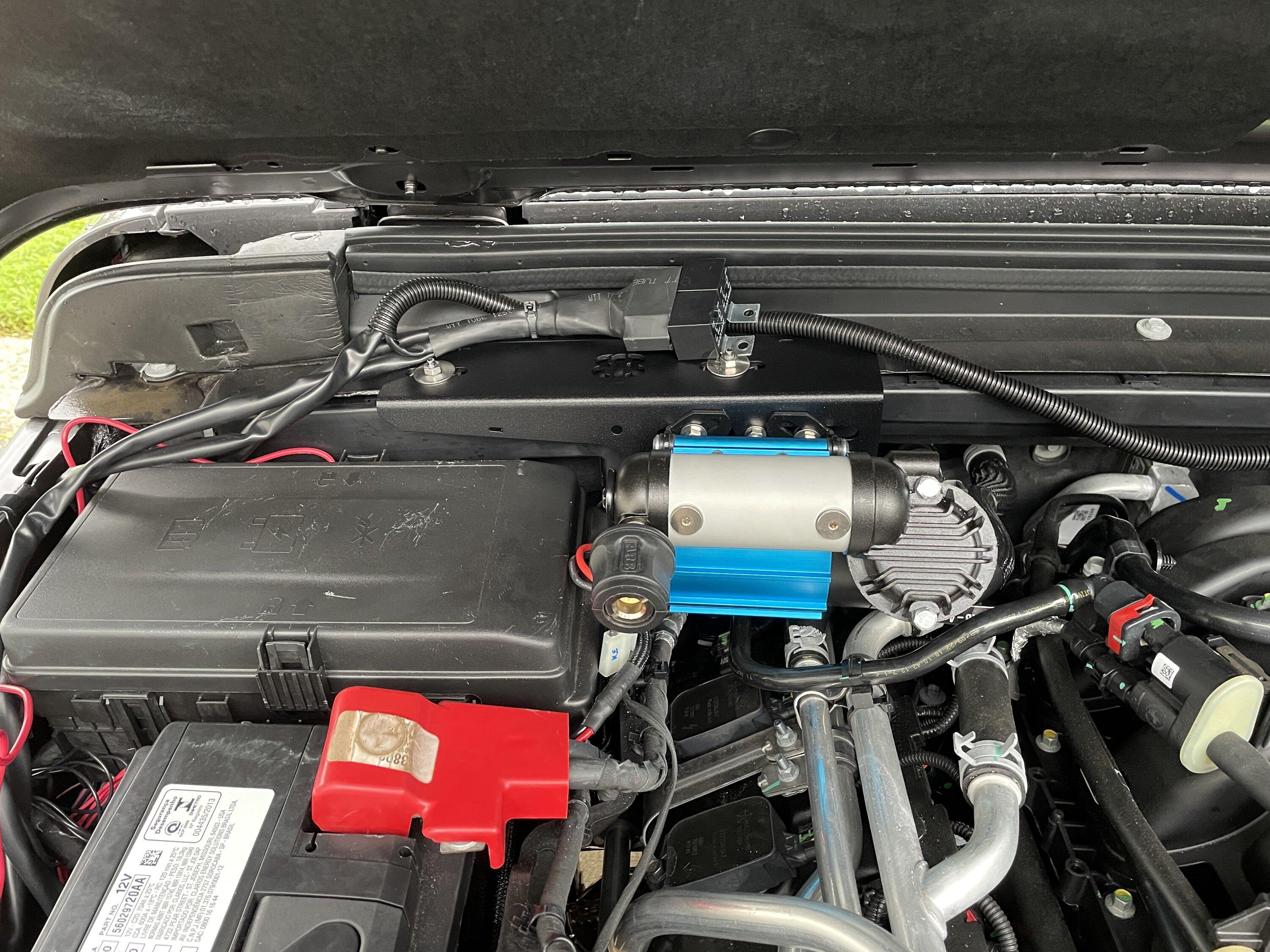 Jeep Gladiator Install of 813 Fabrication's New Underhood ARB Compressor Mount IMG_9846.JPG