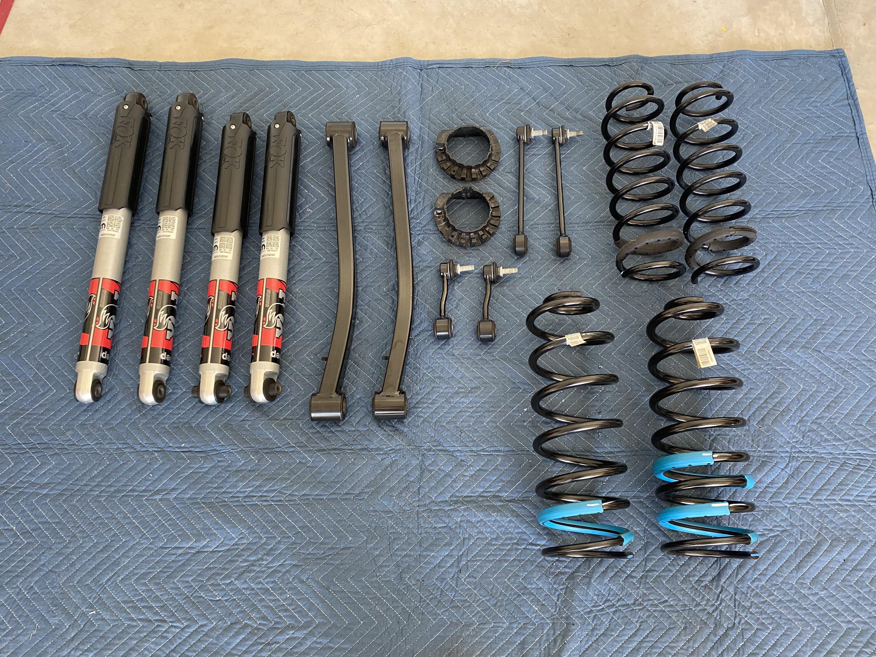 Jeep Gladiator Rubicon Suspension Take-offs.   $250.00 Overview