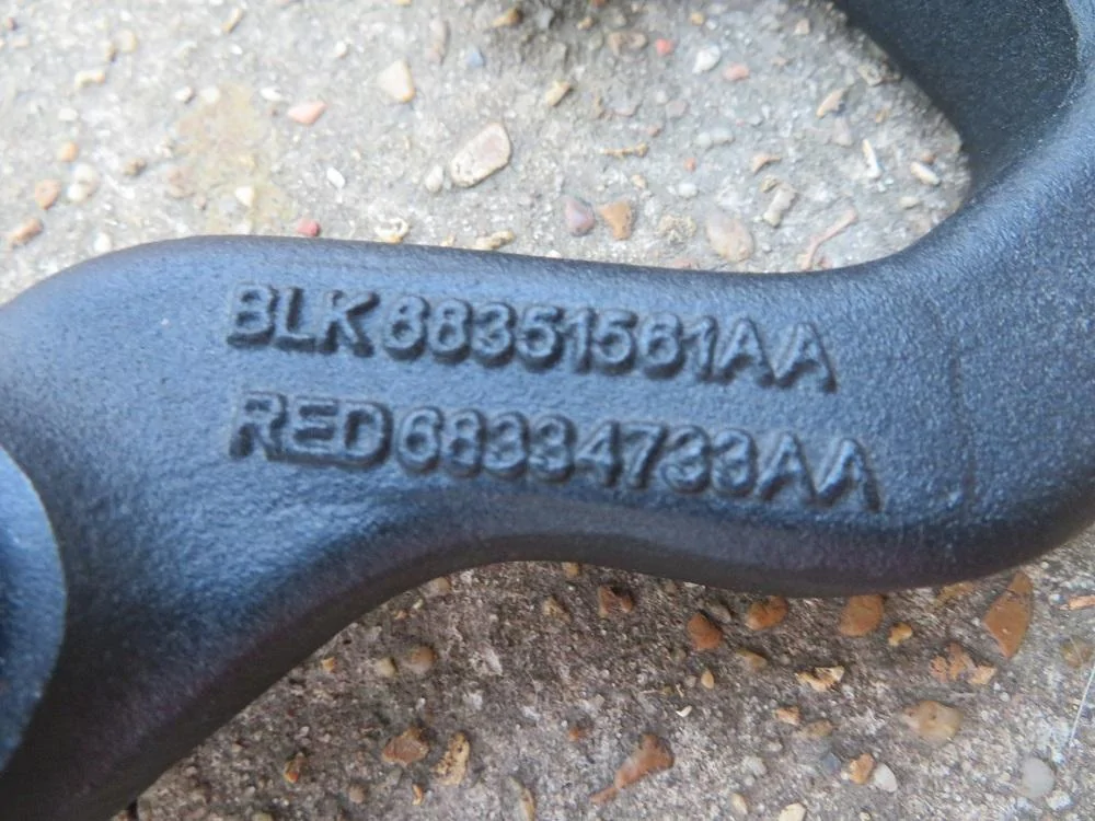 Jeep Gladiator Rear tow hook, black in color IMG_8695