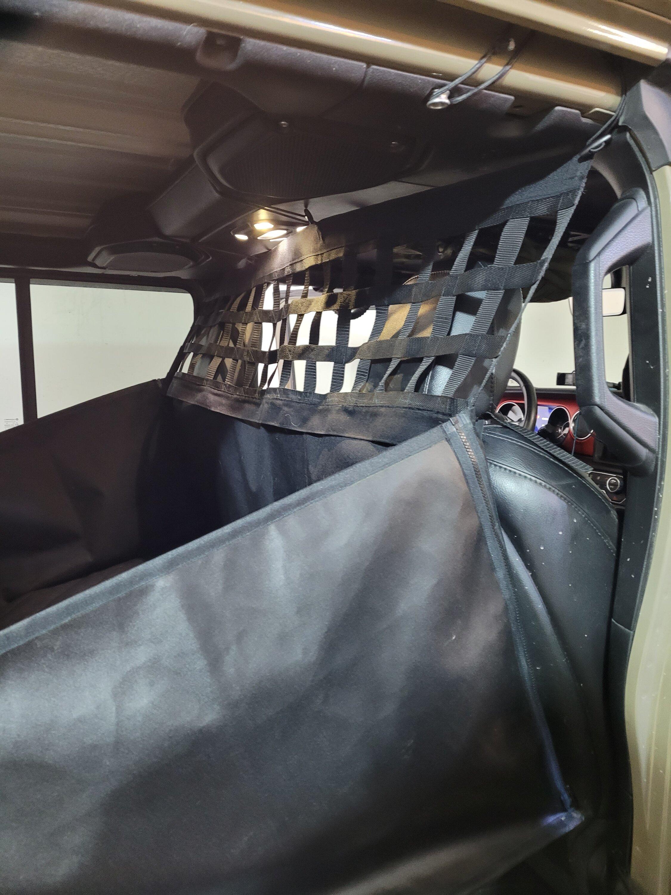 Jeep Gladiator Rear Seat Dog bed? Dog Hammock (2)