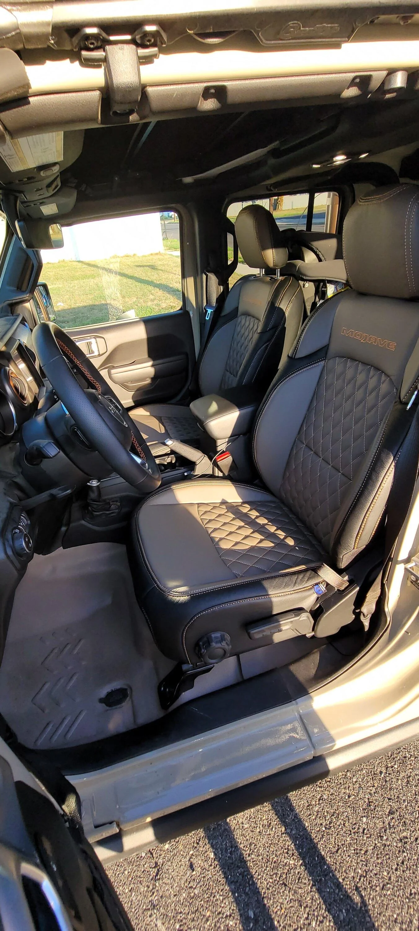 Jeep Gladiator Katzkin custom leather 20220814_184215