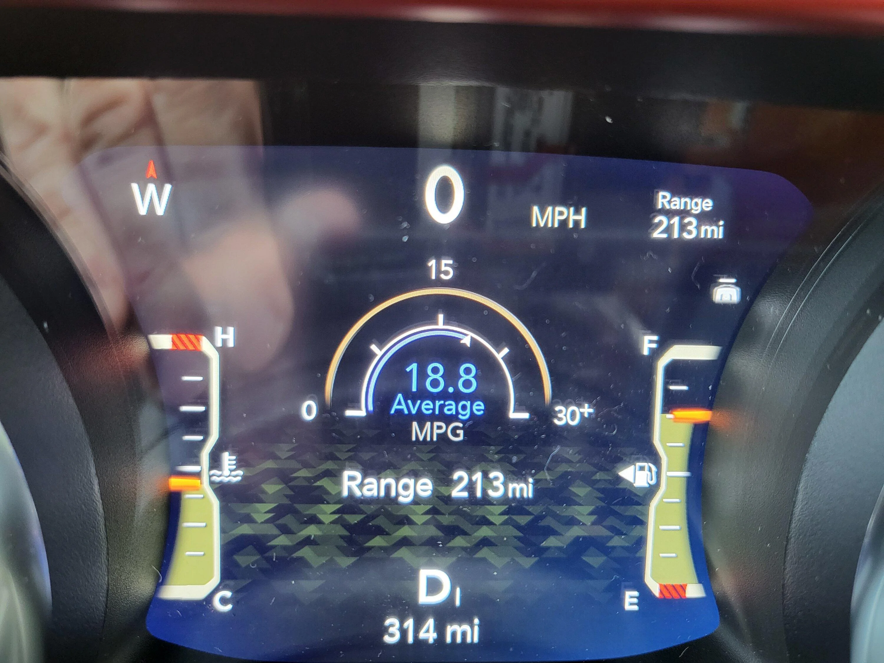 Jeep Gladiator Current MPG disappeared 20220815_073752