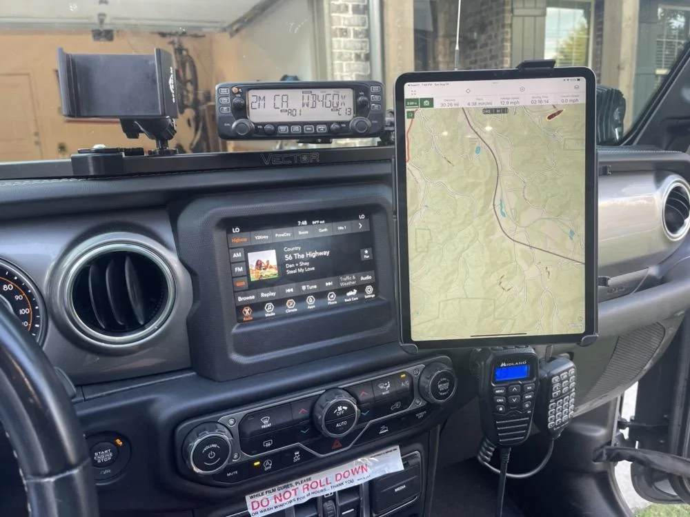 Jeep Gladiator Detailed Radio Install Project - Midland MXT575 GMRS & Icom IC-2730A Ham Radio IMG_2993