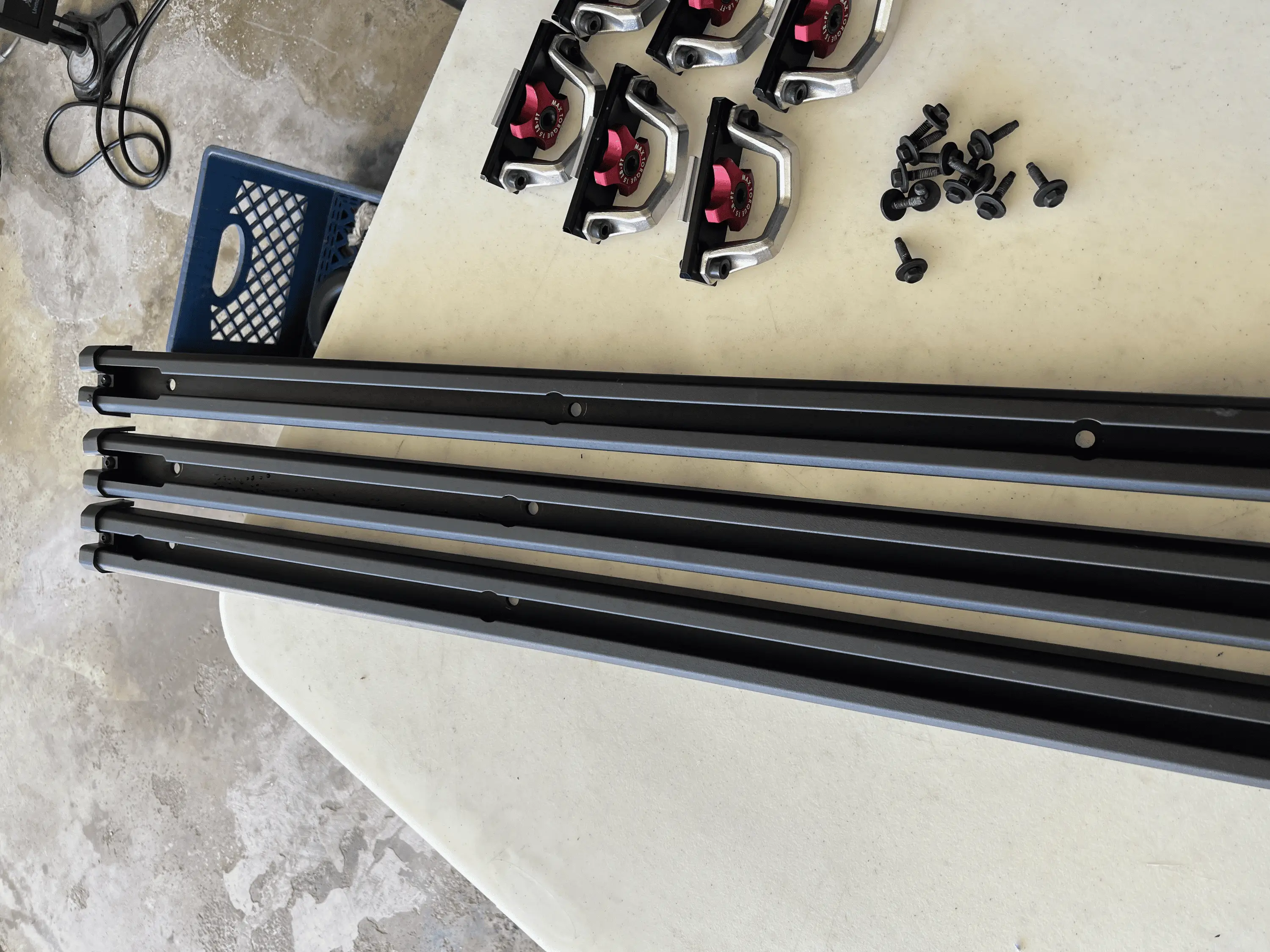 Jeep Gladiator Teraflex Unita Rail system, with extra anchors tempImageBU0kNq