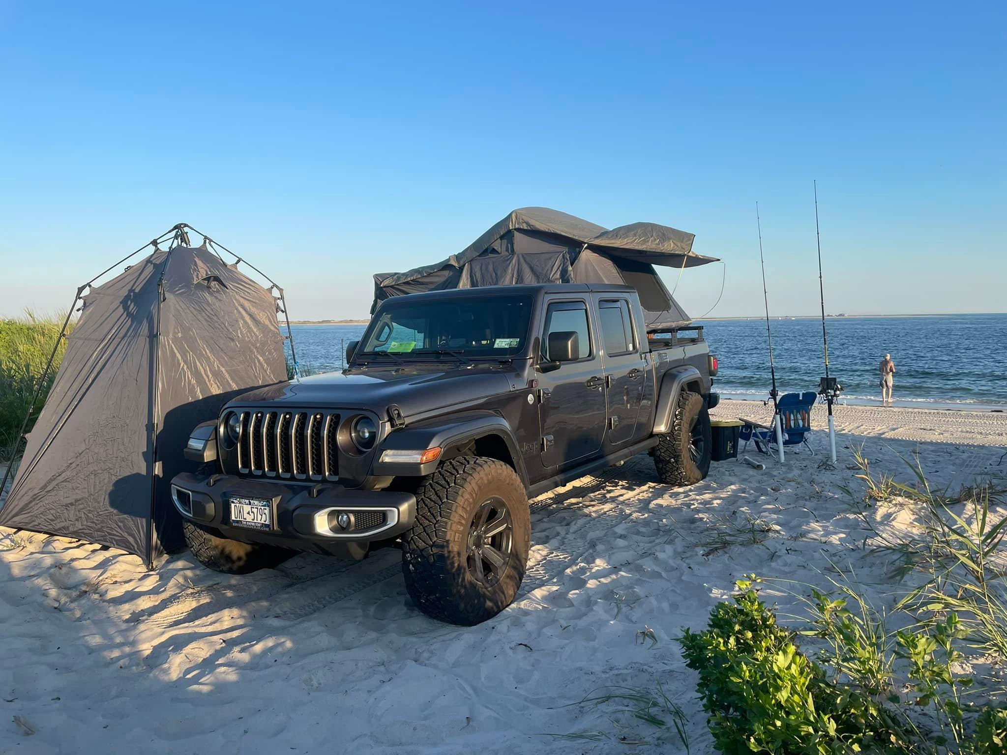 Jeep Gladiator Camping with your Gladiator Sore Thumb 1
