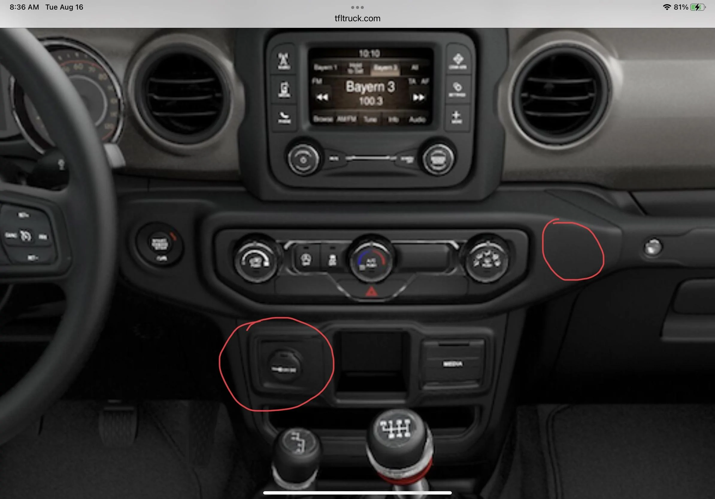 Jeep Gladiator Where would you put your trailer brake controller? 5E329F09-8360-4497-B6C9-F8C3E0578935