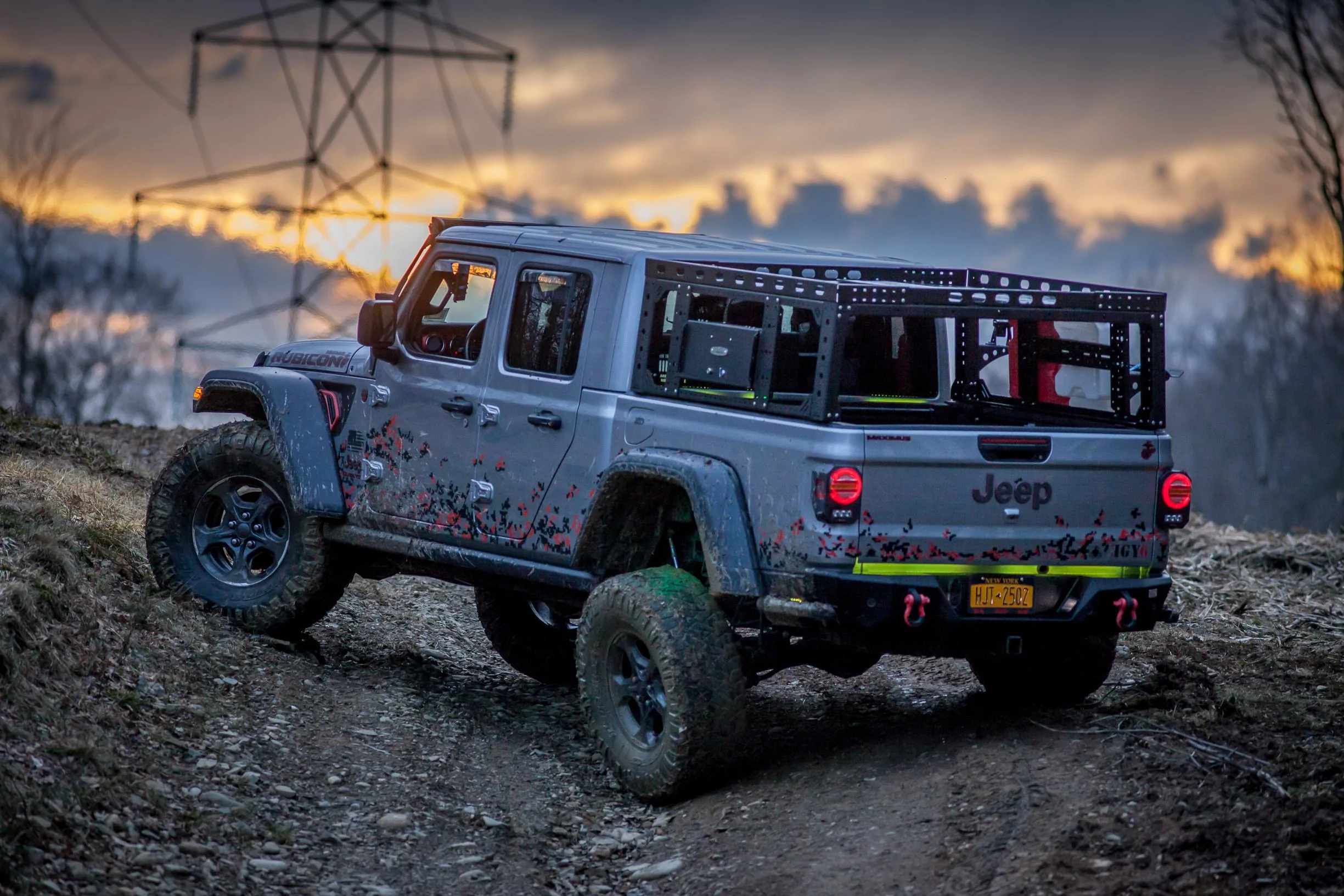 Jeep Gladiator Cab + Bed Rack solution Gladiator Pro-Max -7 (1)