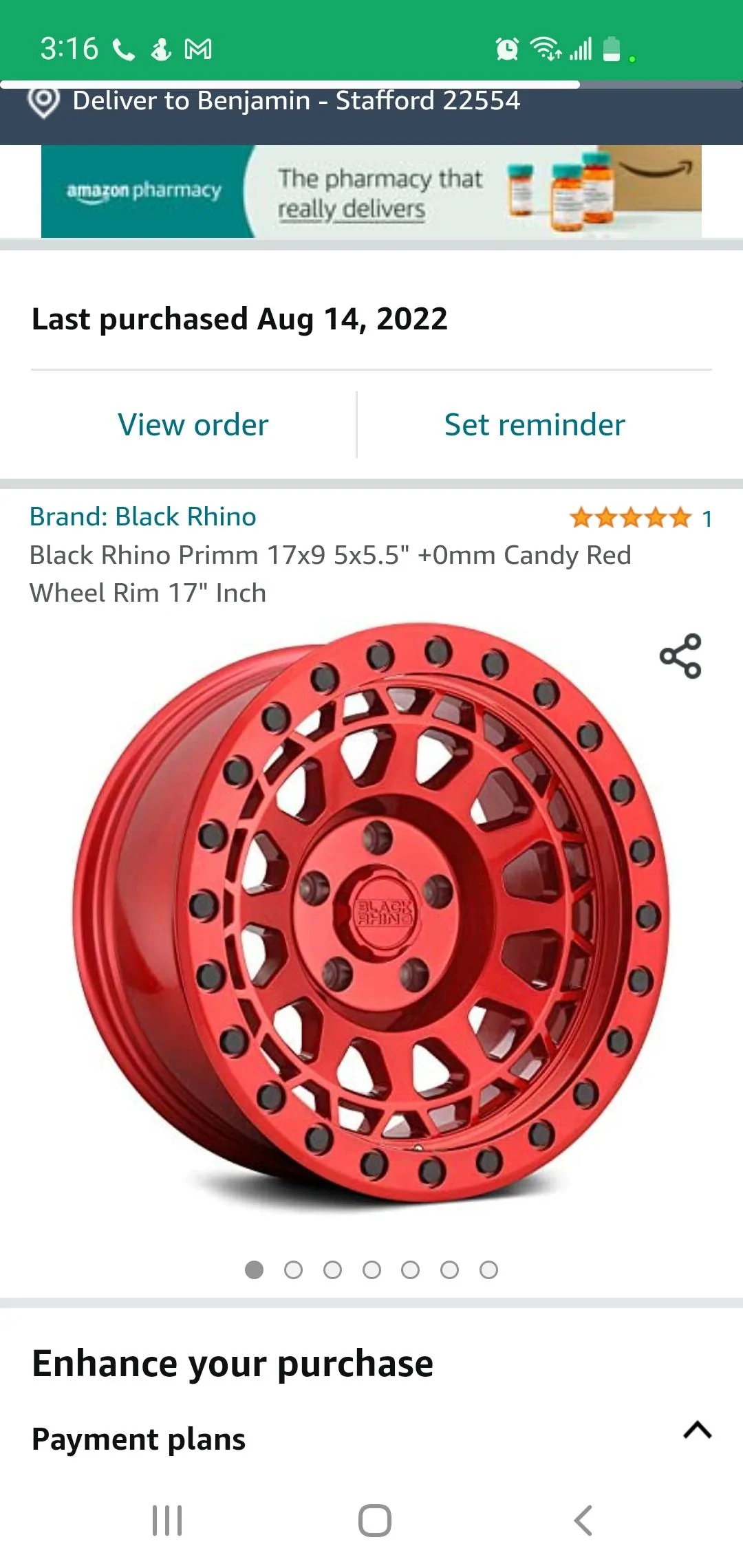 Jeep Gladiator 17x9 Black Rhino Wheels Screenshot_20220815-151653_Samsung Internet