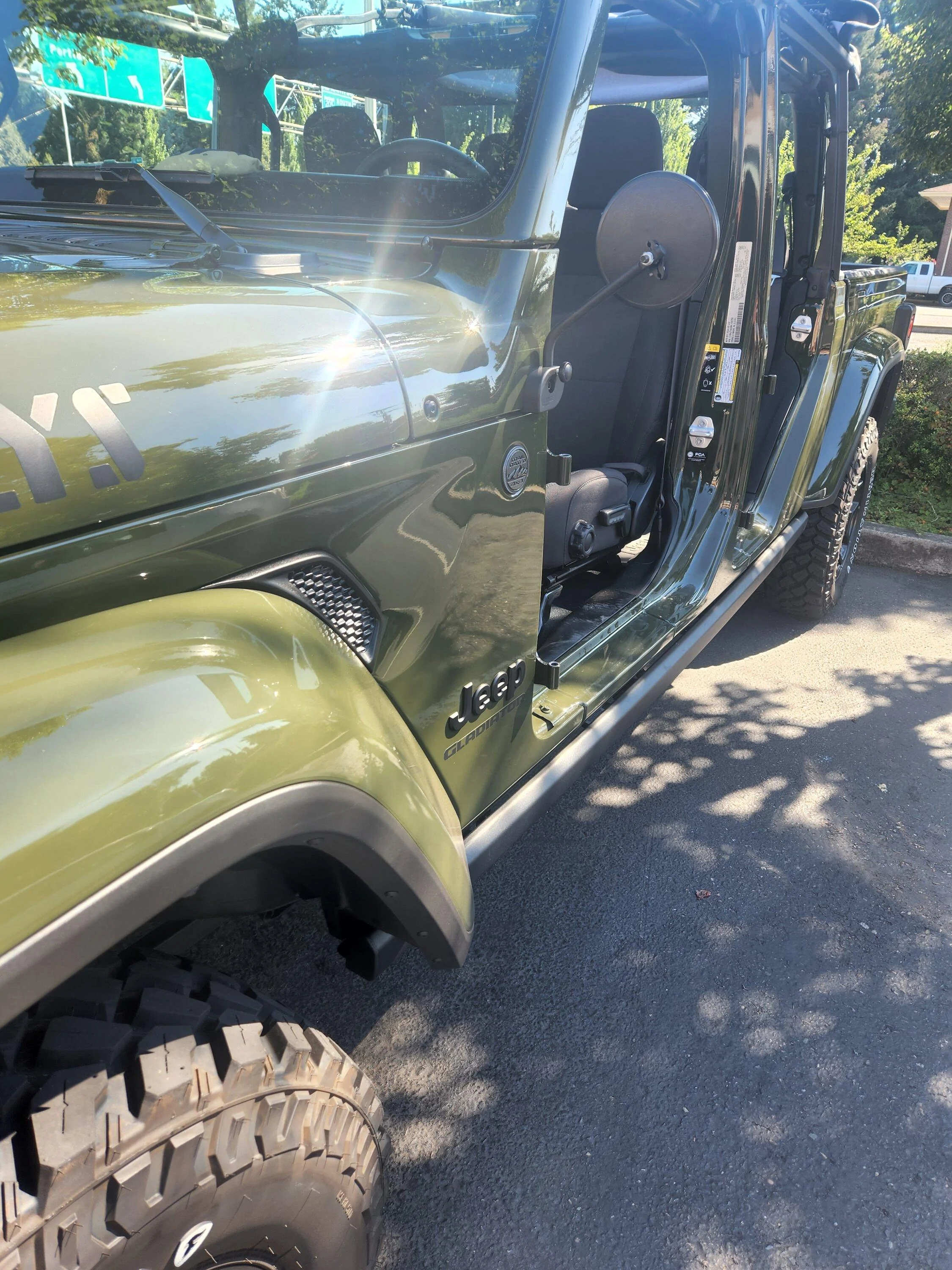 Jeep Gladiator What do you do with your doors? 20220817_102540