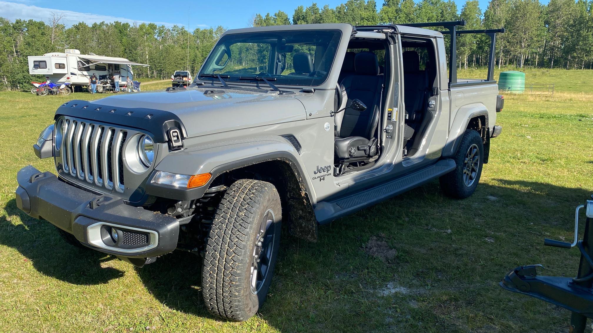 Jeep Gladiator Door Off Mirror Options camping2