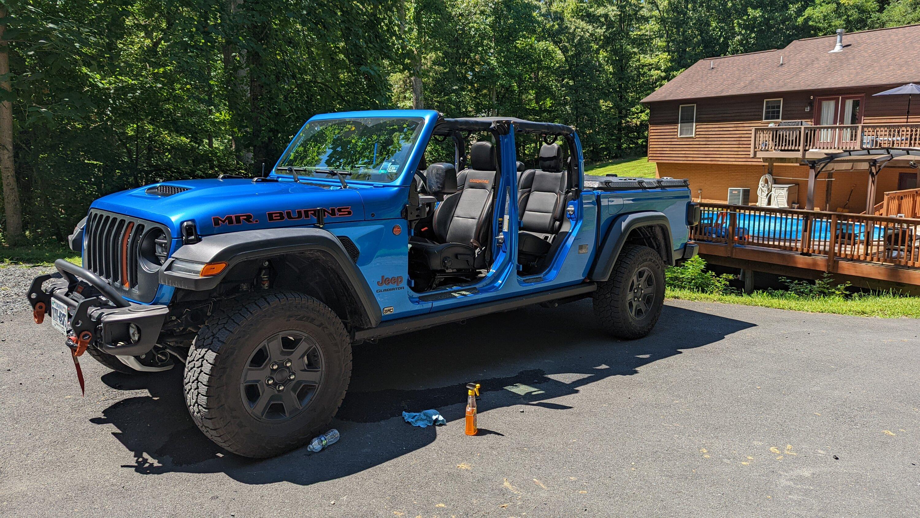 Jeep Gladiator My 2022 Hydro Blue Mojave Log - Jack of All Trades PXL_20220818_174253917