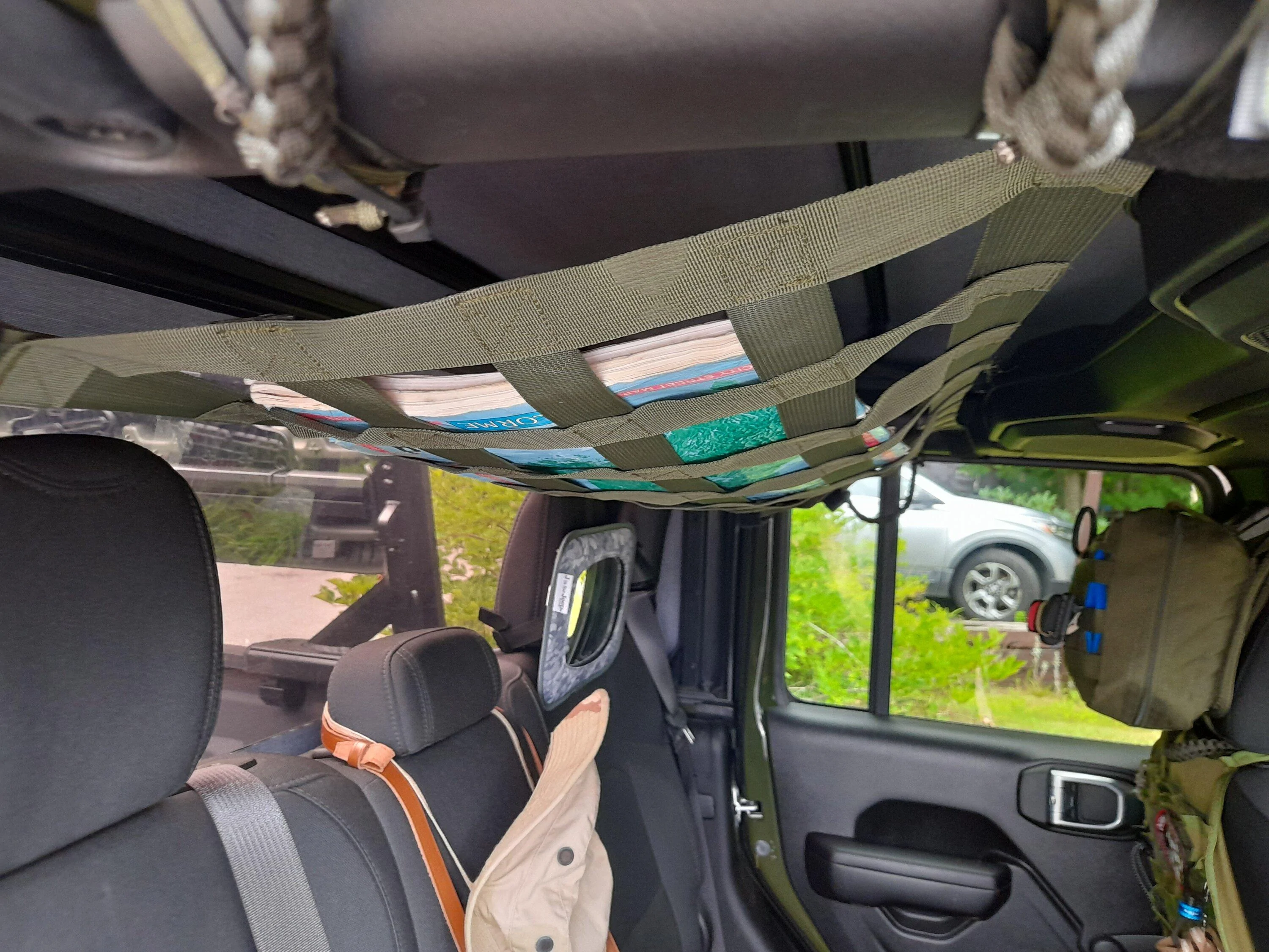 Jeep Gladiator Interior Mesh Storage 20220818_173630
