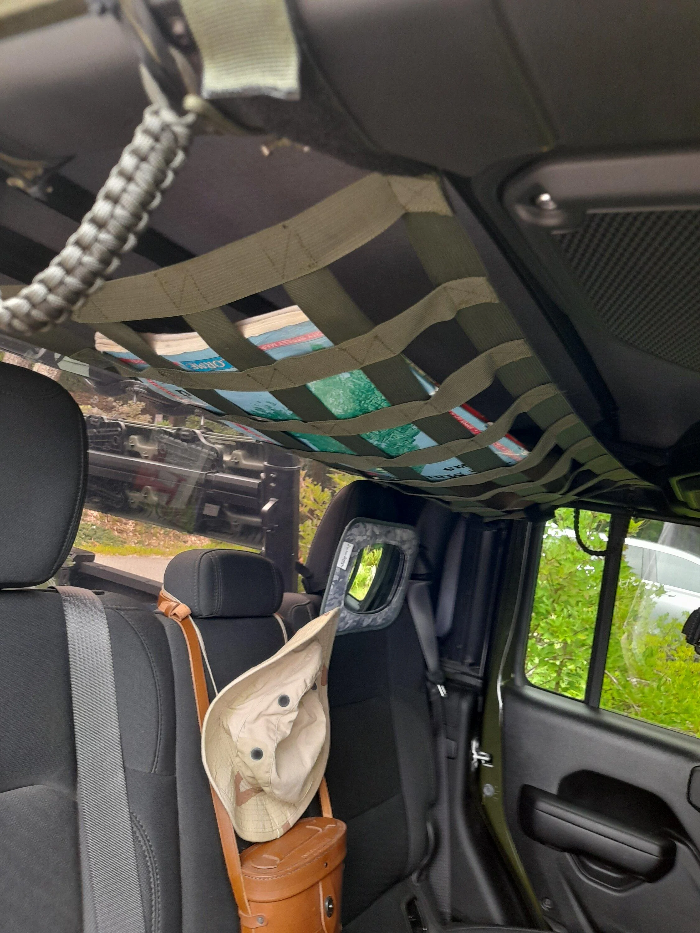 Jeep Gladiator Interior Mesh Storage 20220818_173614