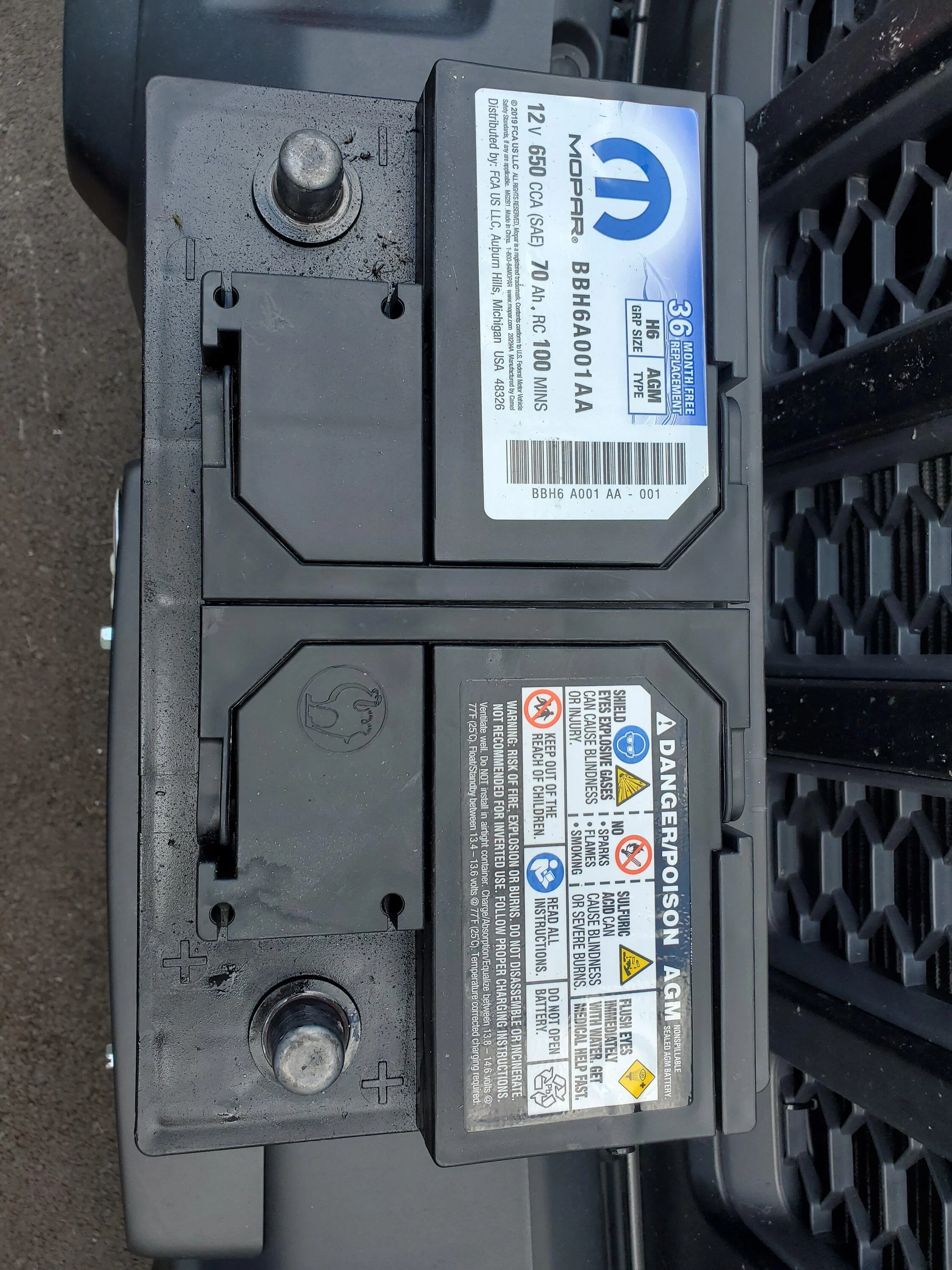 Jeep Gladiator OEM H6 main battery 20220820_114700
