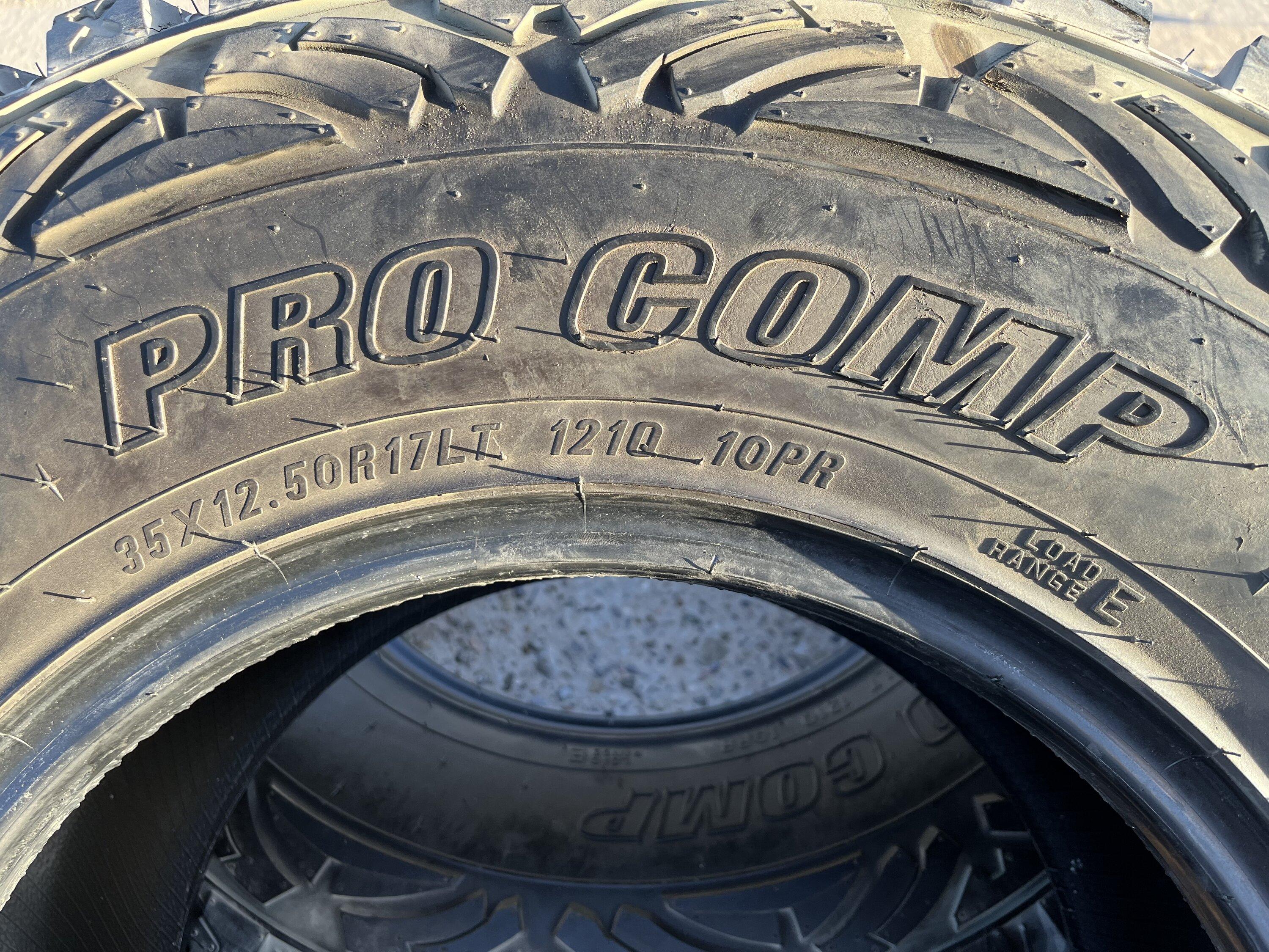 Jeep Gladiator Four 35x12.50r17 Pro Comp XTreme MT2 Tires ($100) IMG_5058.JPG