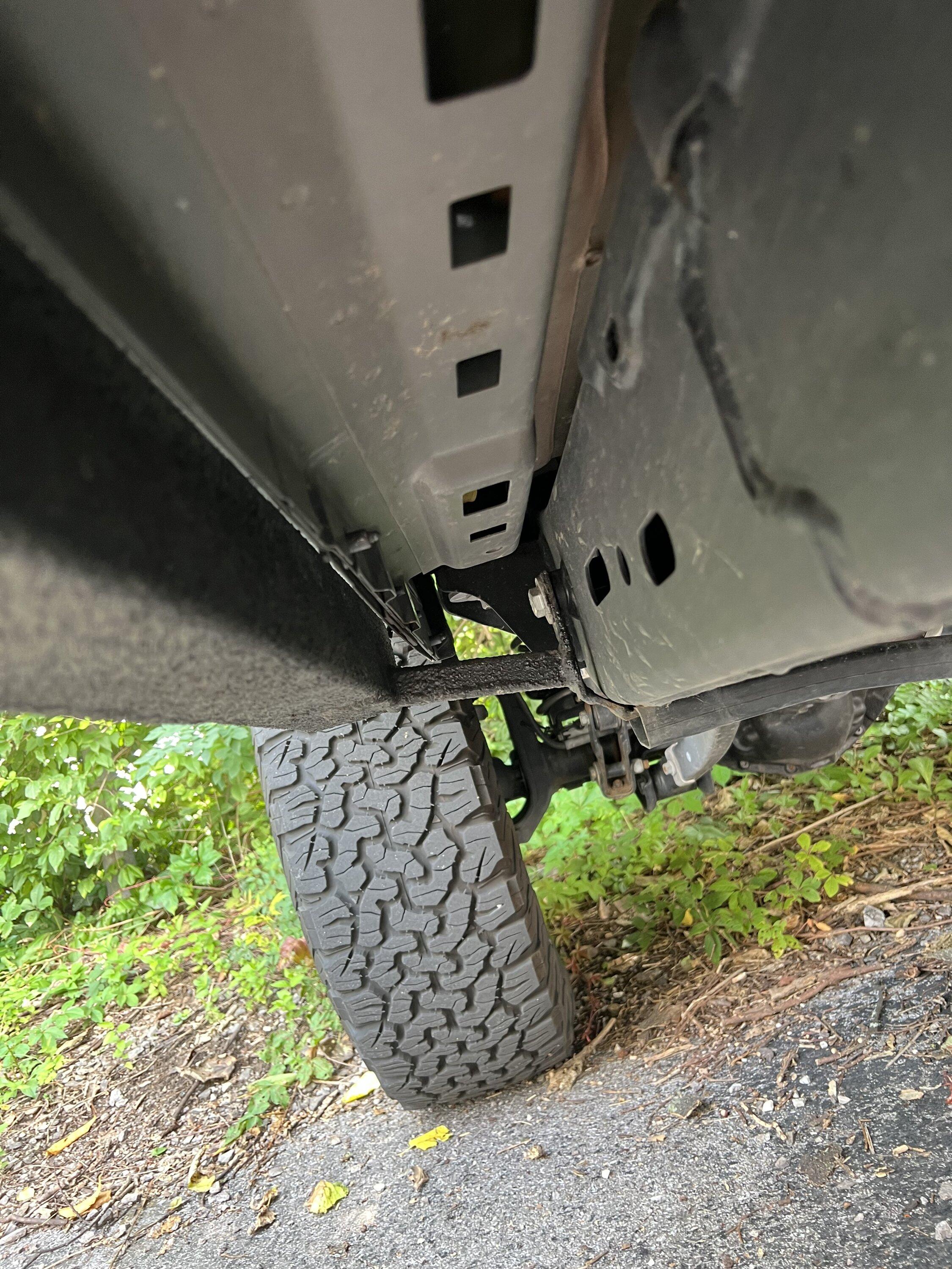 Jeep Gladiator Slider mounting location IMG_8854.JPG
