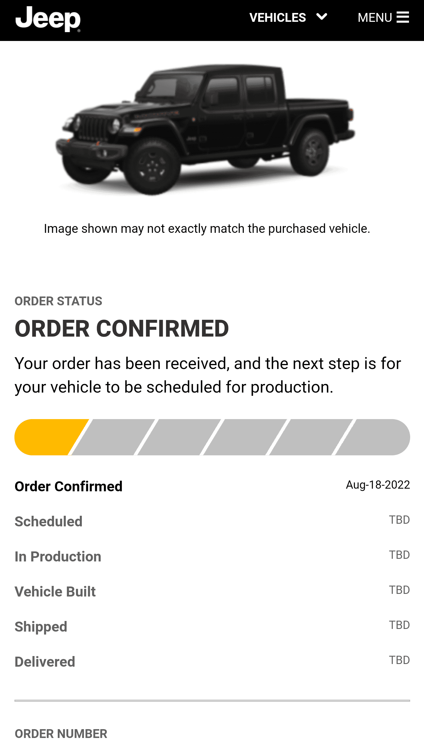 Jeep Gladiator Just Ordered? Check in HERE! Screenshot_20220820-170708~2