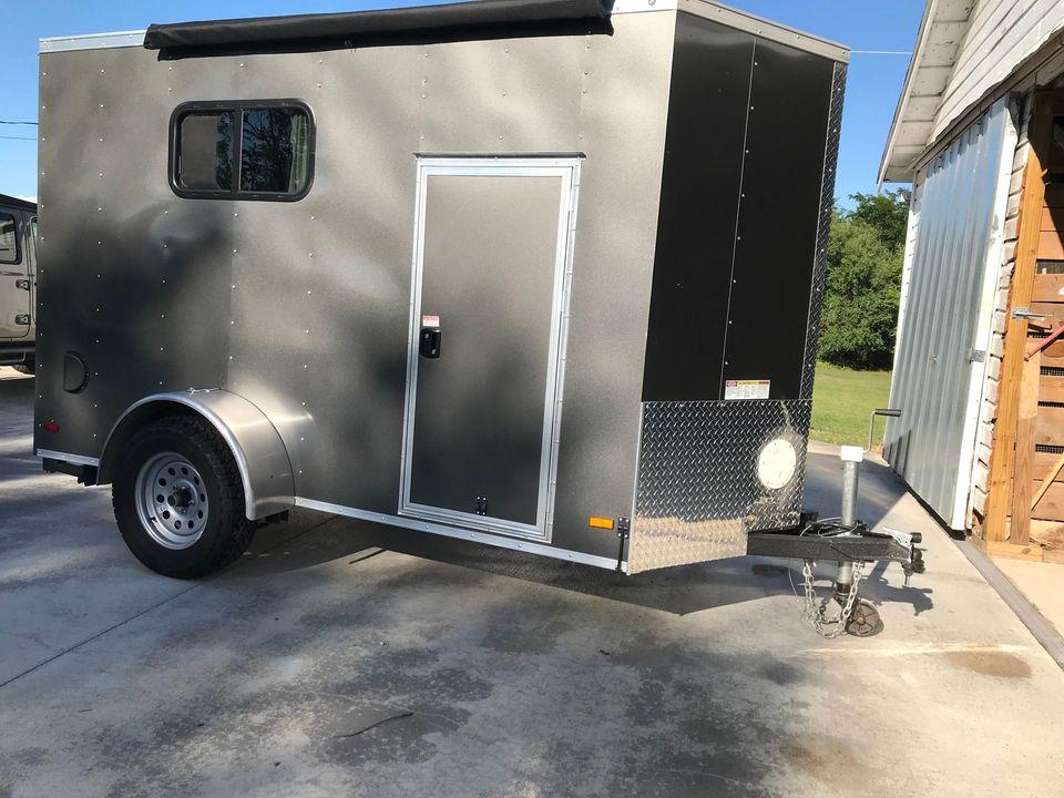 Jeep Gladiator 2022 Cargo Trailer Conversion (great for motorcycle or bike) 294840522_5536704149702389_4264194772839634851_n