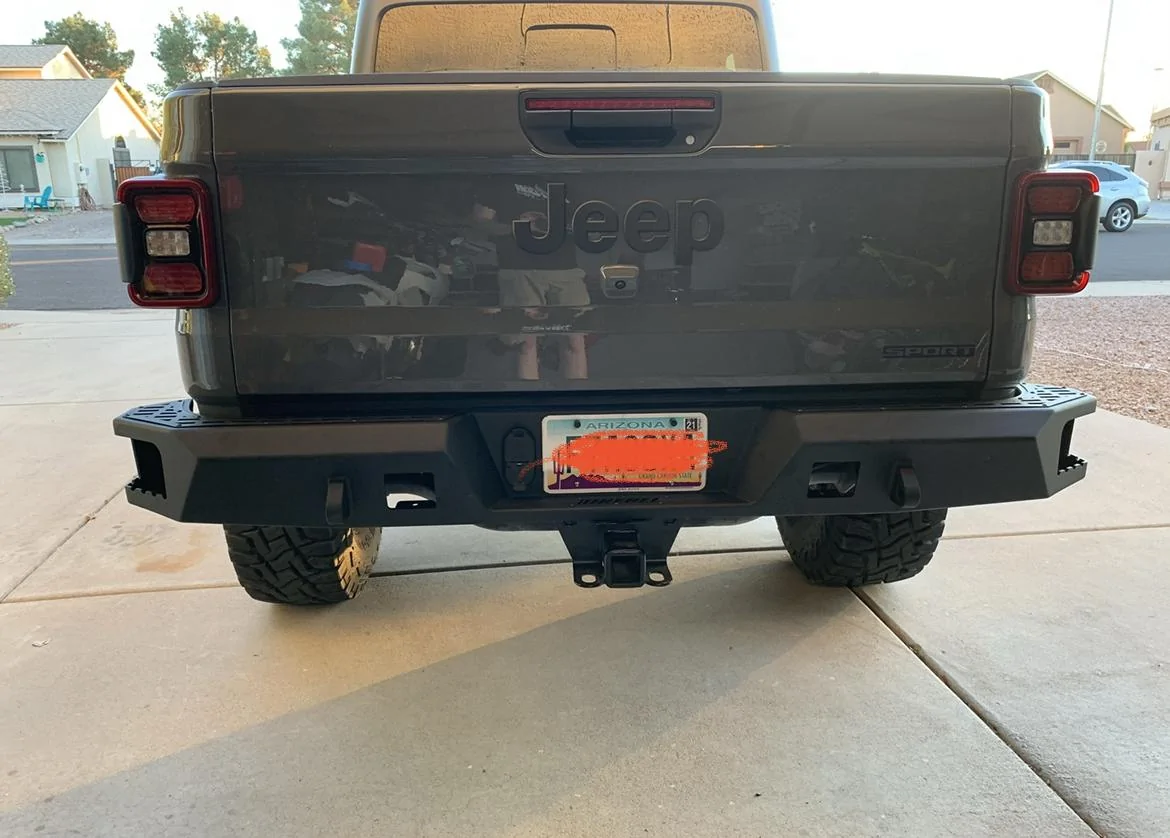 Jeep Gladiator Rebel Off Road Summit Series Front and Rear Bumper - with sliders/side steps and Baja Designs Lights IMG_3952