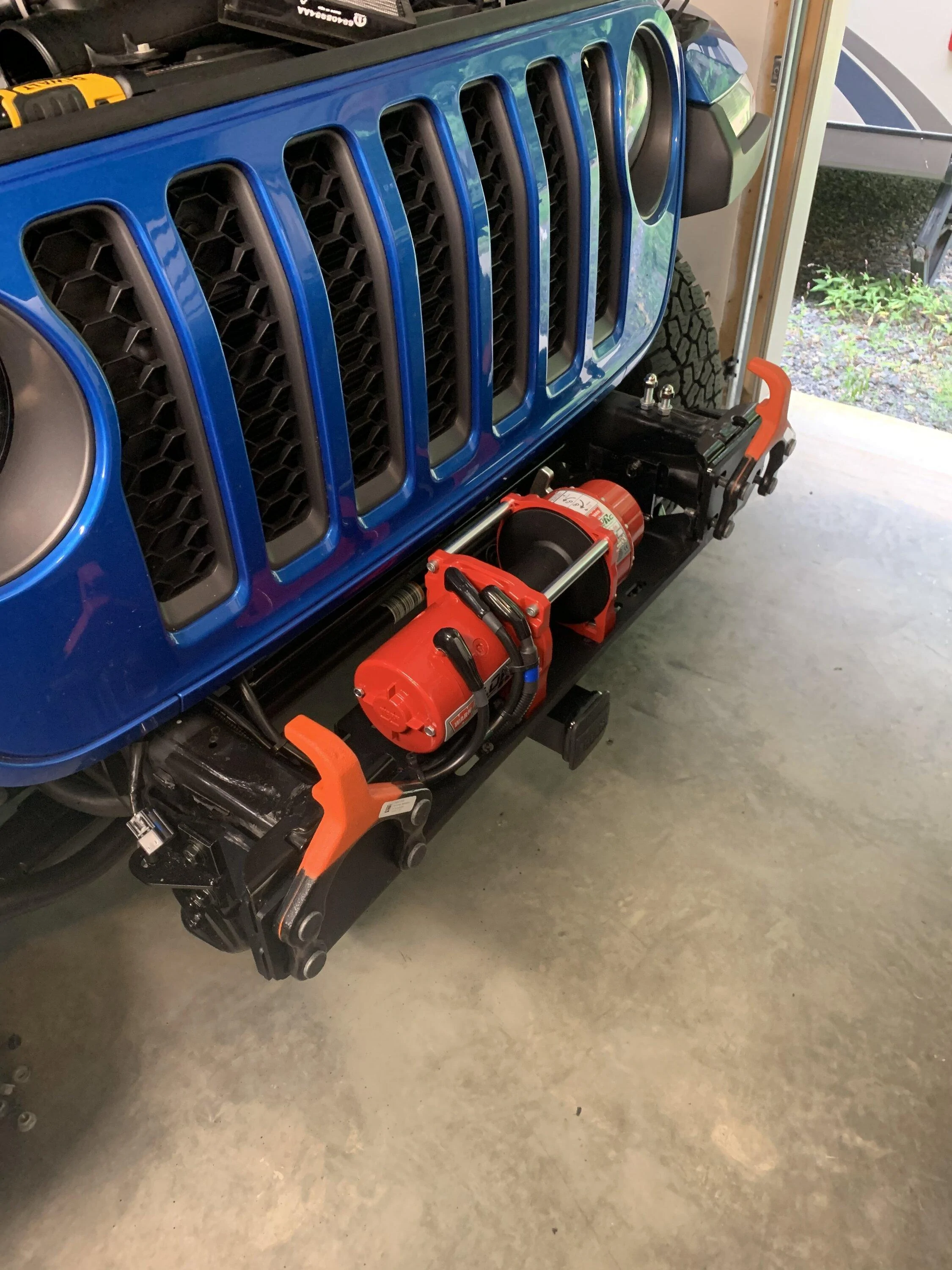 Jeep Gladiator Installed a winch on my stock (plastic) Rubicon bumper - DIY writeup F362DBA0-05E3-4BF9-A274-8F22E8261B83