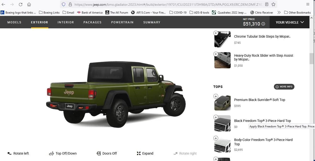 Jeep Gladiator What's New for 2023: Jeep Gladiator - Model Summary Mojave Hardto