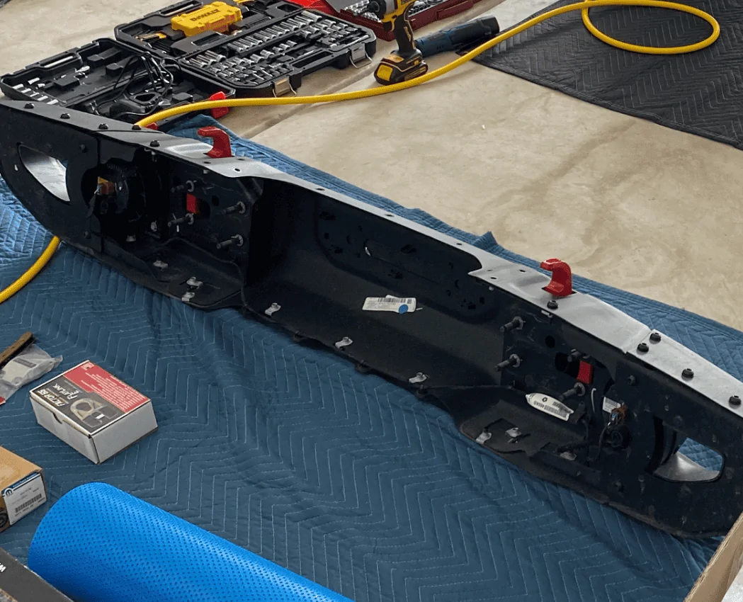 Jeep Gladiator Need photos of steel bumper fog harness bumper zoomed in