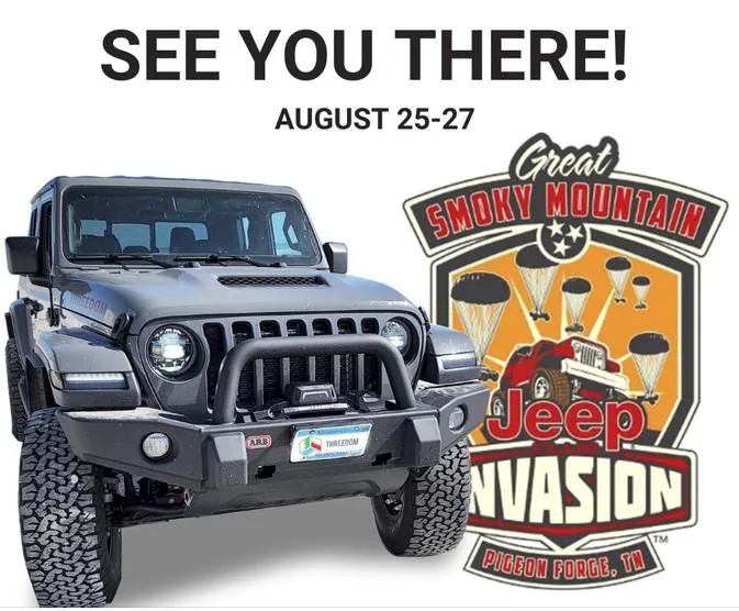 Jeep Gladiator ?Aug. 25-27 10th Annual Great Smoky Mountain Jeep® Club Invasion? hnkml,