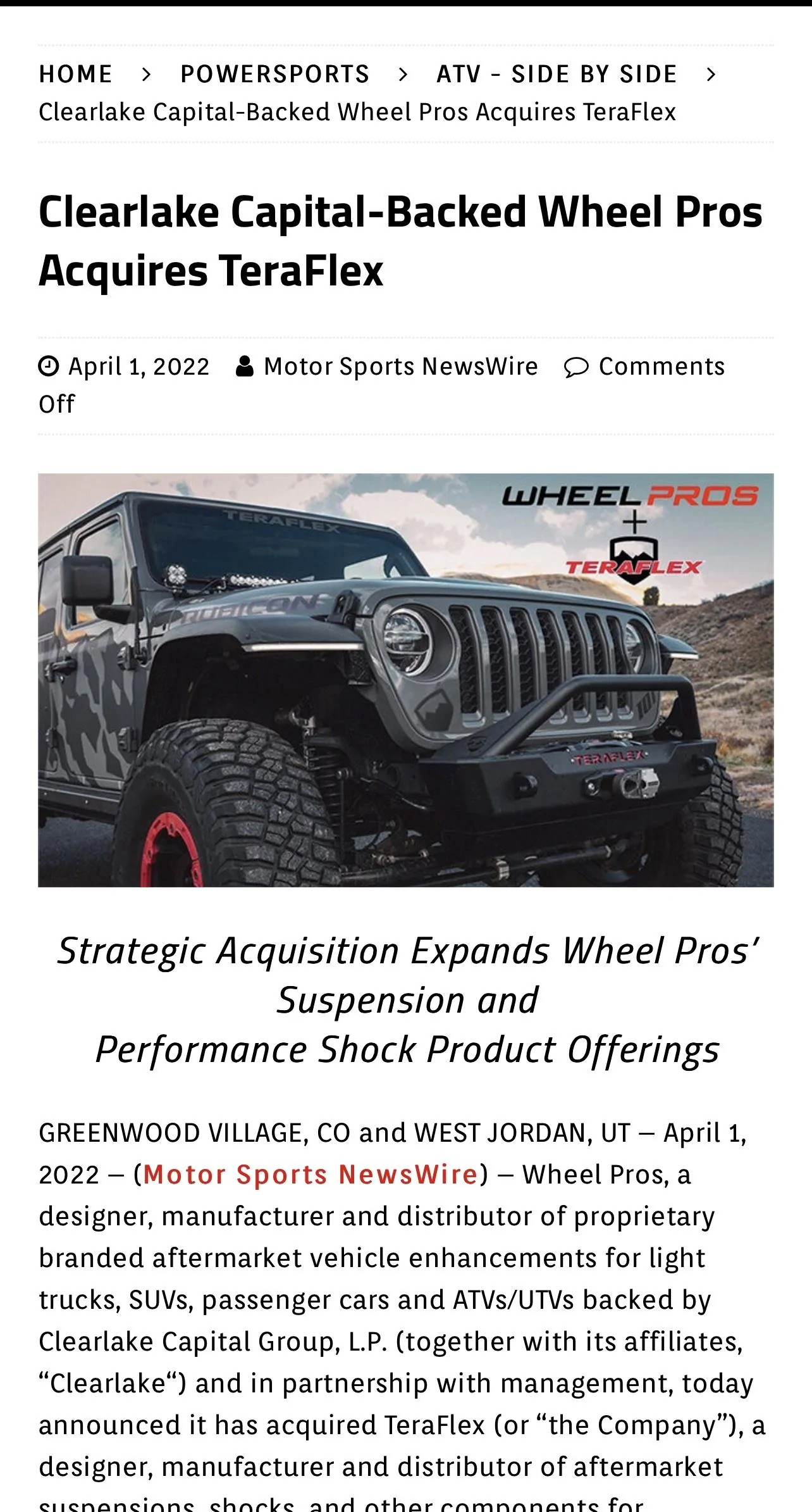 Jeep Gladiator Teraflex Business Sold………. 45DF4838-1806-4551-9580-28370D9910DB