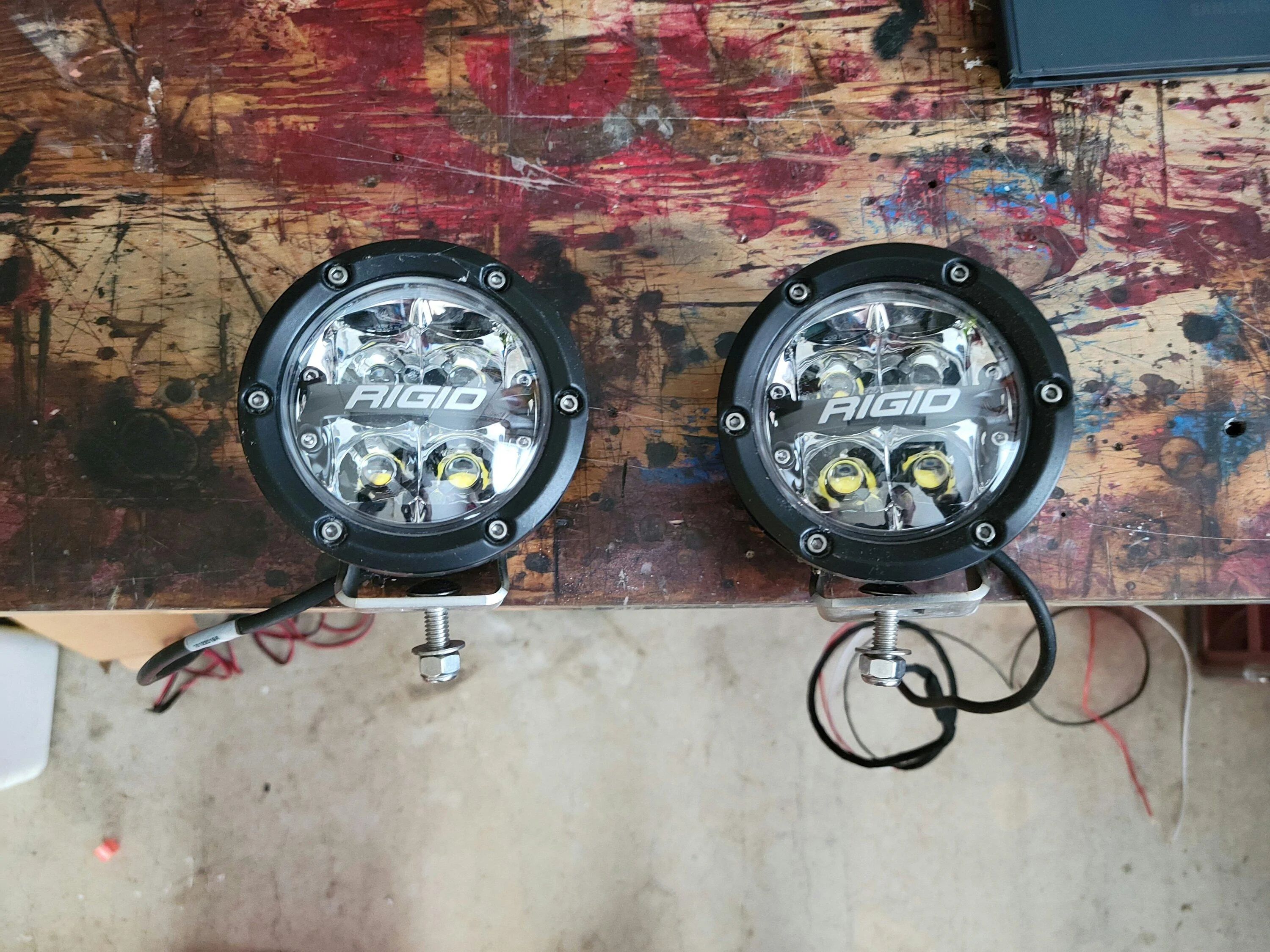 Jeep Gladiator Rigid 360 4" lights 20220825_172109