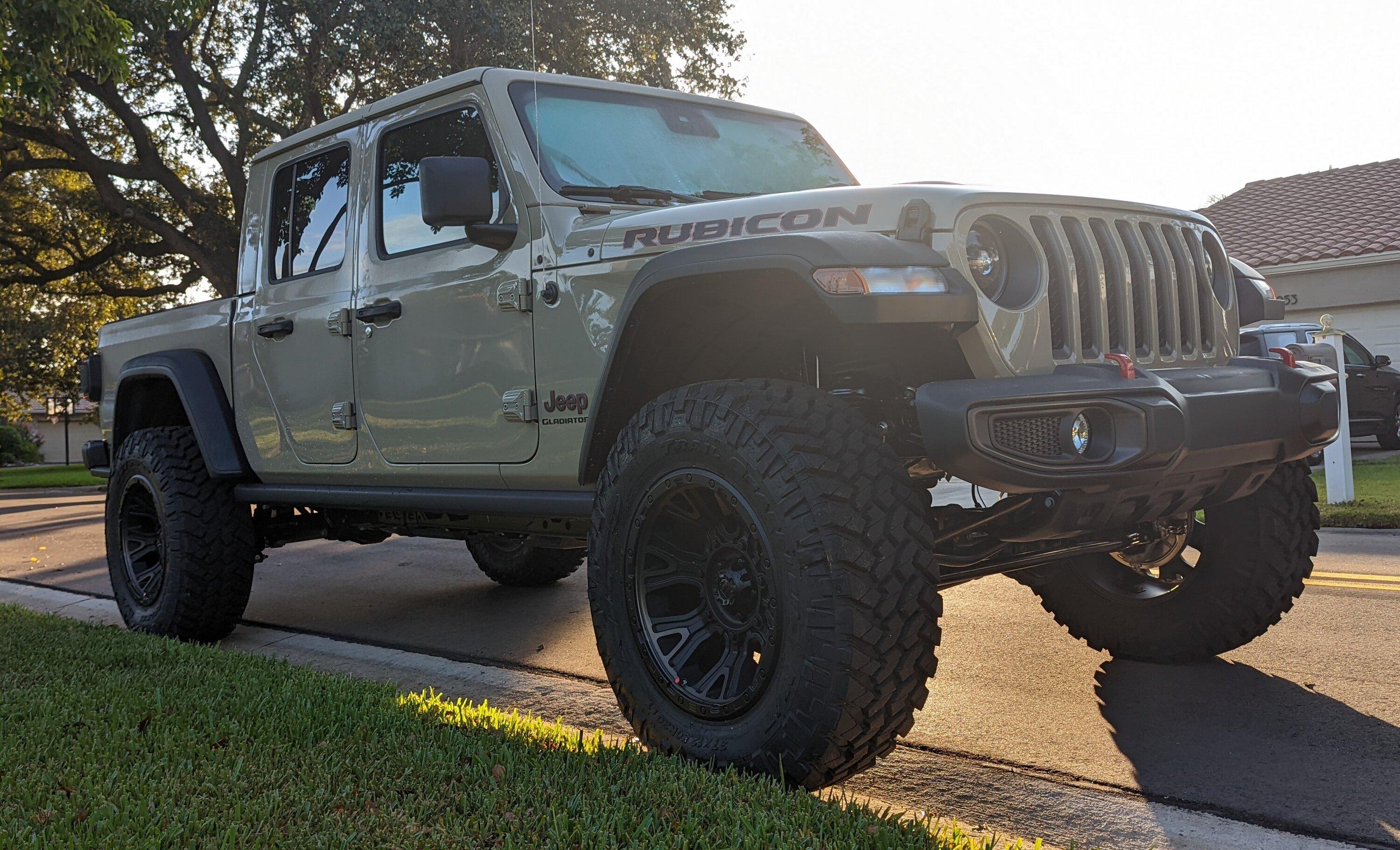 Jeep Gladiator 2022 Gobi Rubicon Build PXL_20220827_114752451