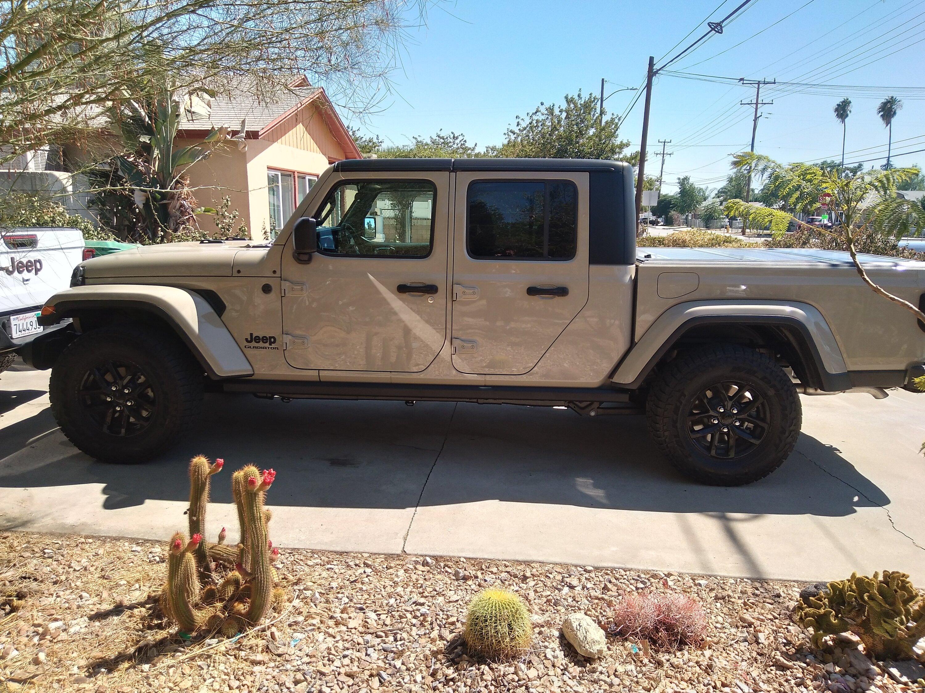 Jeep Gladiator Tire size and speedo change/shift points 20220827_144811