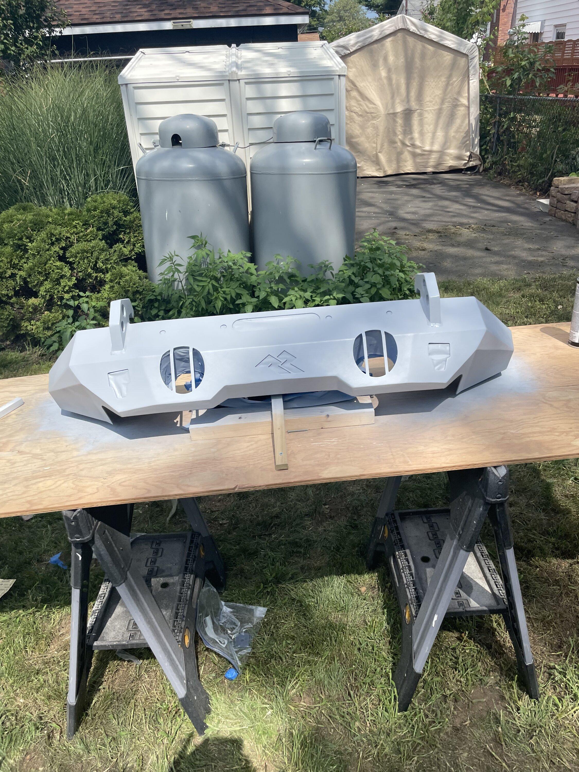 Jeep Gladiator I AM PROUD, StingGray Paint Matched Bumper 17B078BD-C020-4E0D-8EEC-6769175FEC25