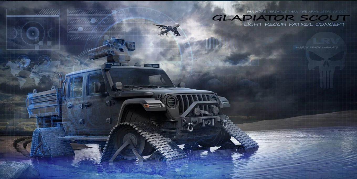 Jeep Gladiator More military Jeeps and trucks and 'Missiles' ! Doug Didia-3