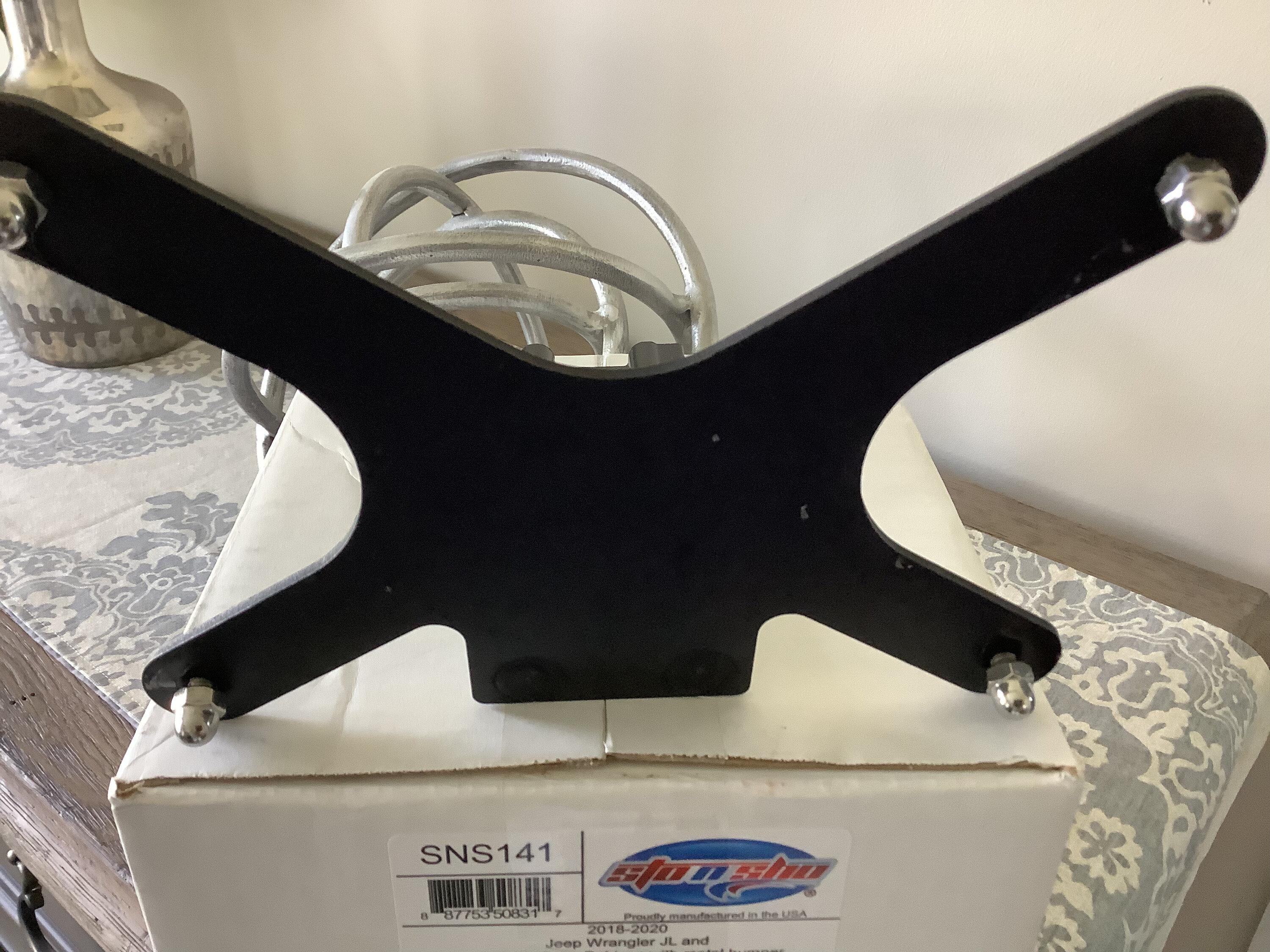 Jeep Gladiator Sto N Sho front license plate mount 1C0AACD8-0C8B-491B-BDD6-5FADF68B51BD