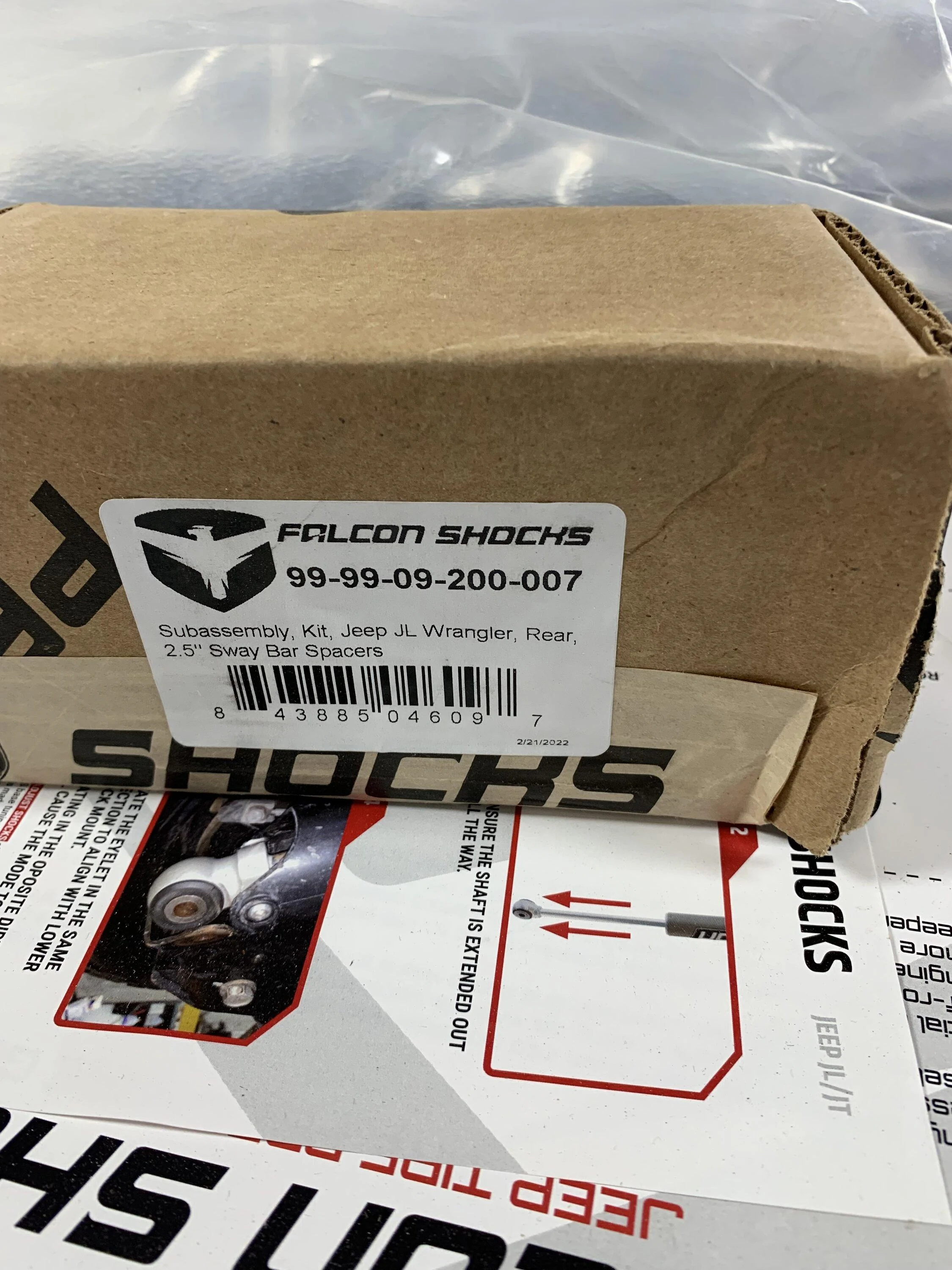 Jeep Gladiator Falcon 3.3 Shocks New IMG_0014