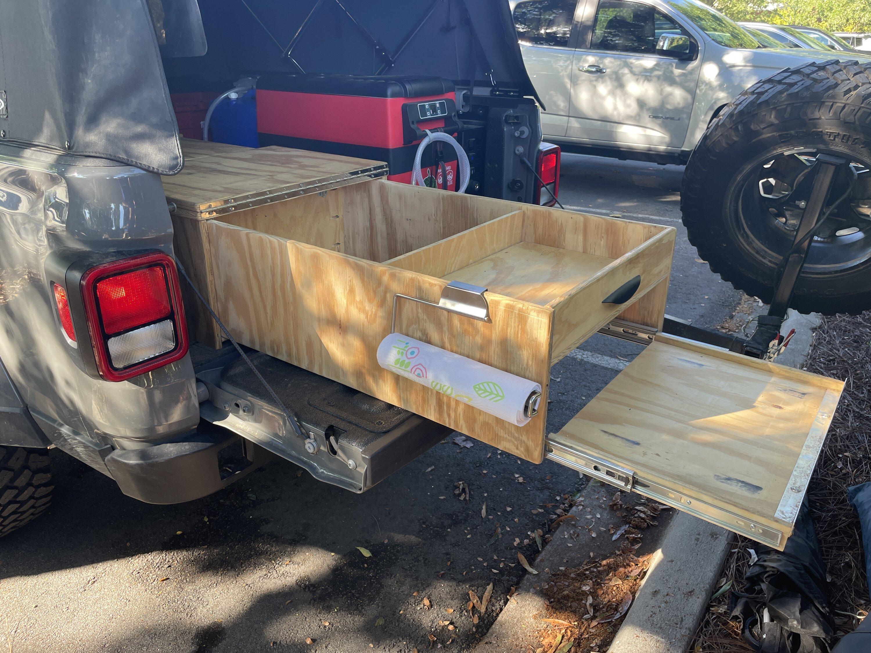 Jeep Gladiator Truck bed custom camping kitchen/sleeping platform 0B786561-96DB-4948-899B-AEAF7B981B93