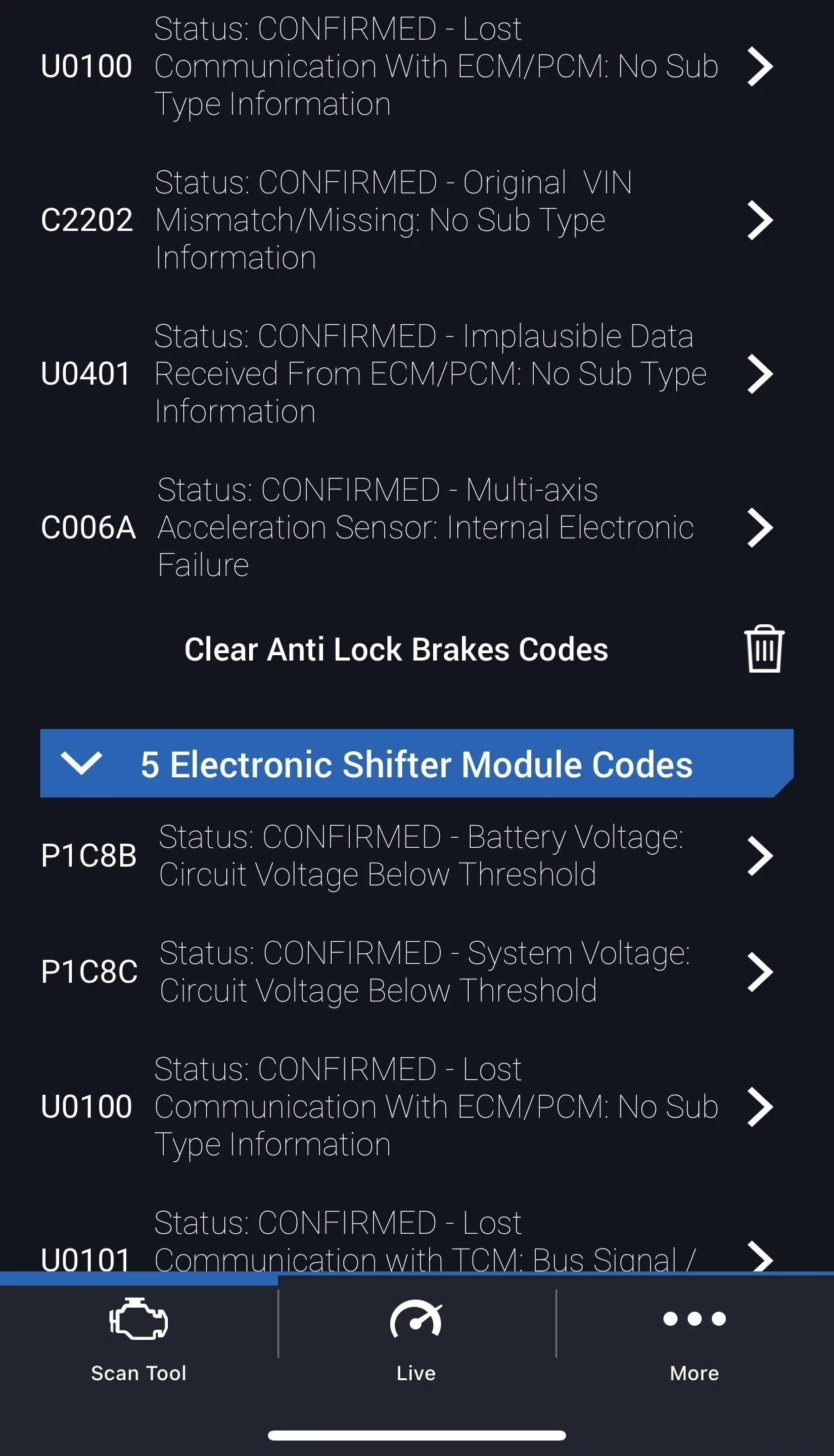 Jeep Gladiator Check Engine Codes : 68! Looking for Help IMG_9371