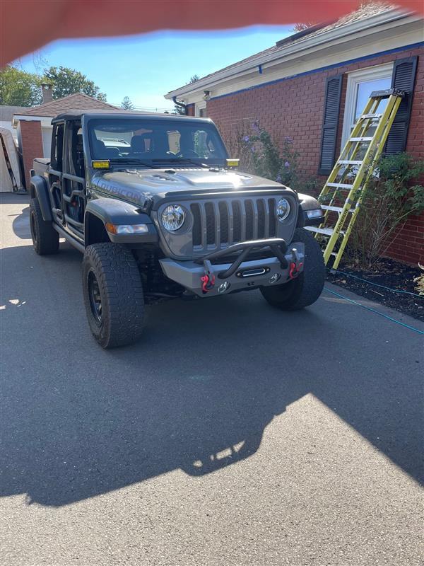 Jeep Gladiator I AM PROUD, StingGray Paint Matched Bumper 14d20172-5bd5-4b3e-8d63-443646d849cf
