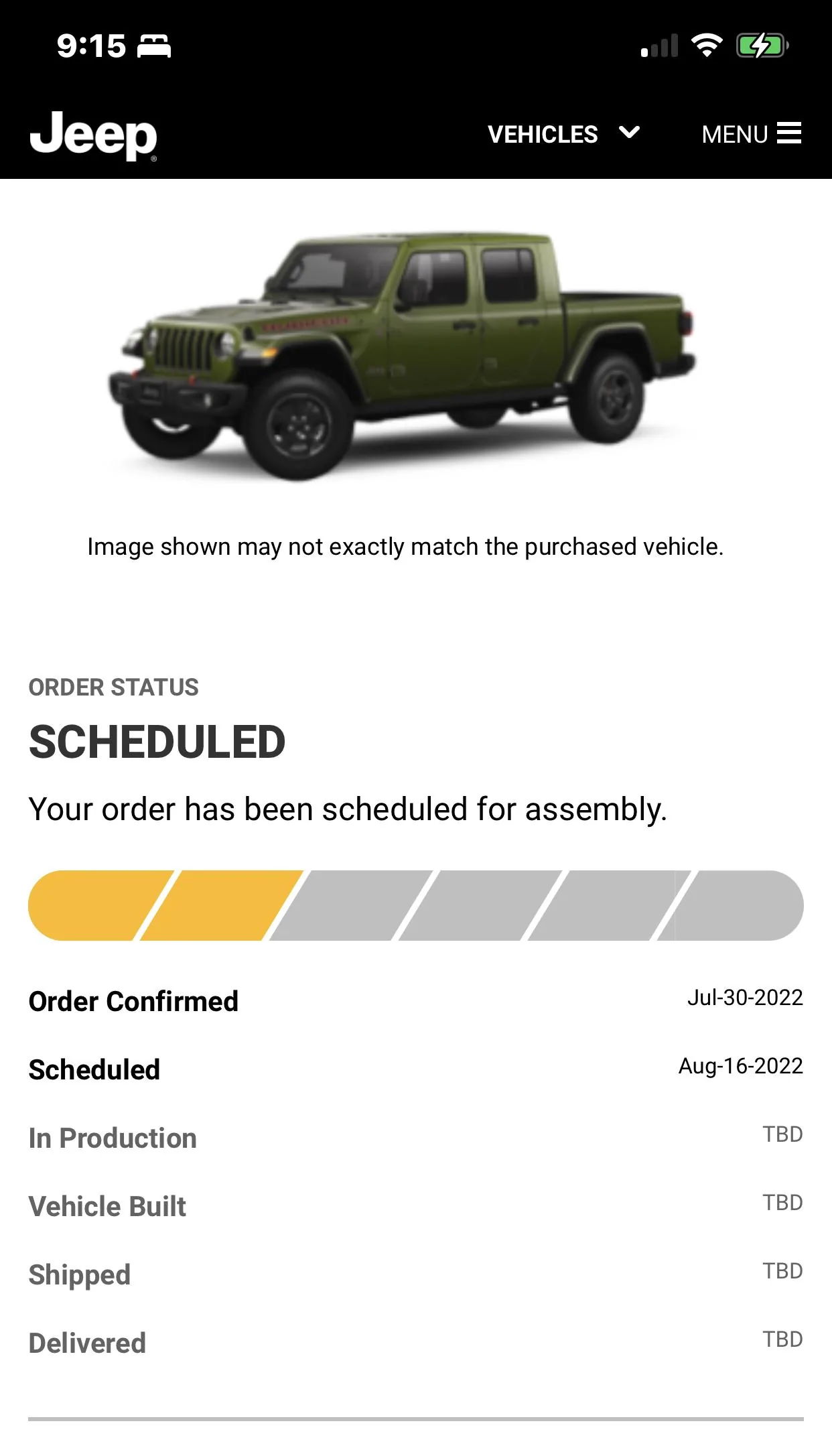 Jeep Gladiator 2023 Jeep Gladiator Order…What step are you in? 52C115D0-2E07-4F7F-875A-FC9519622316