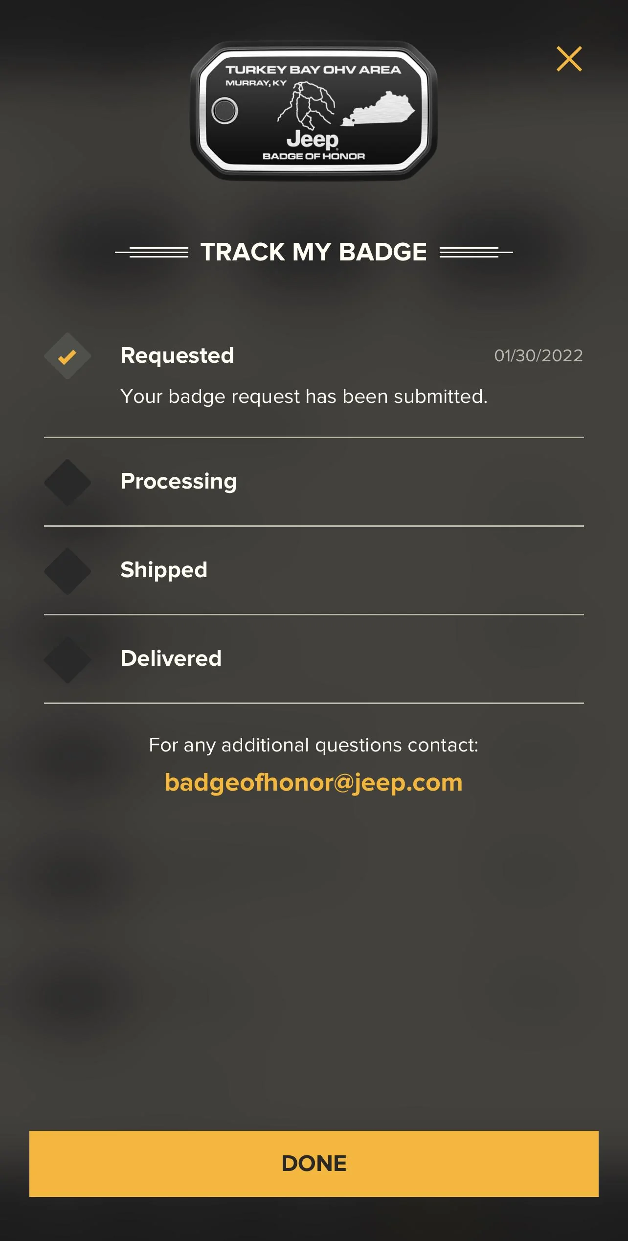 Jeep Gladiator Jeep Badge of Honor Customer Service? (Badge of Fail) 903F9507-8008-4D93-8086-EF2E11939FAF