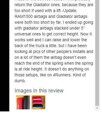 Jeep Gladiator AirLift rear bag system - info you need to know 1662120243305