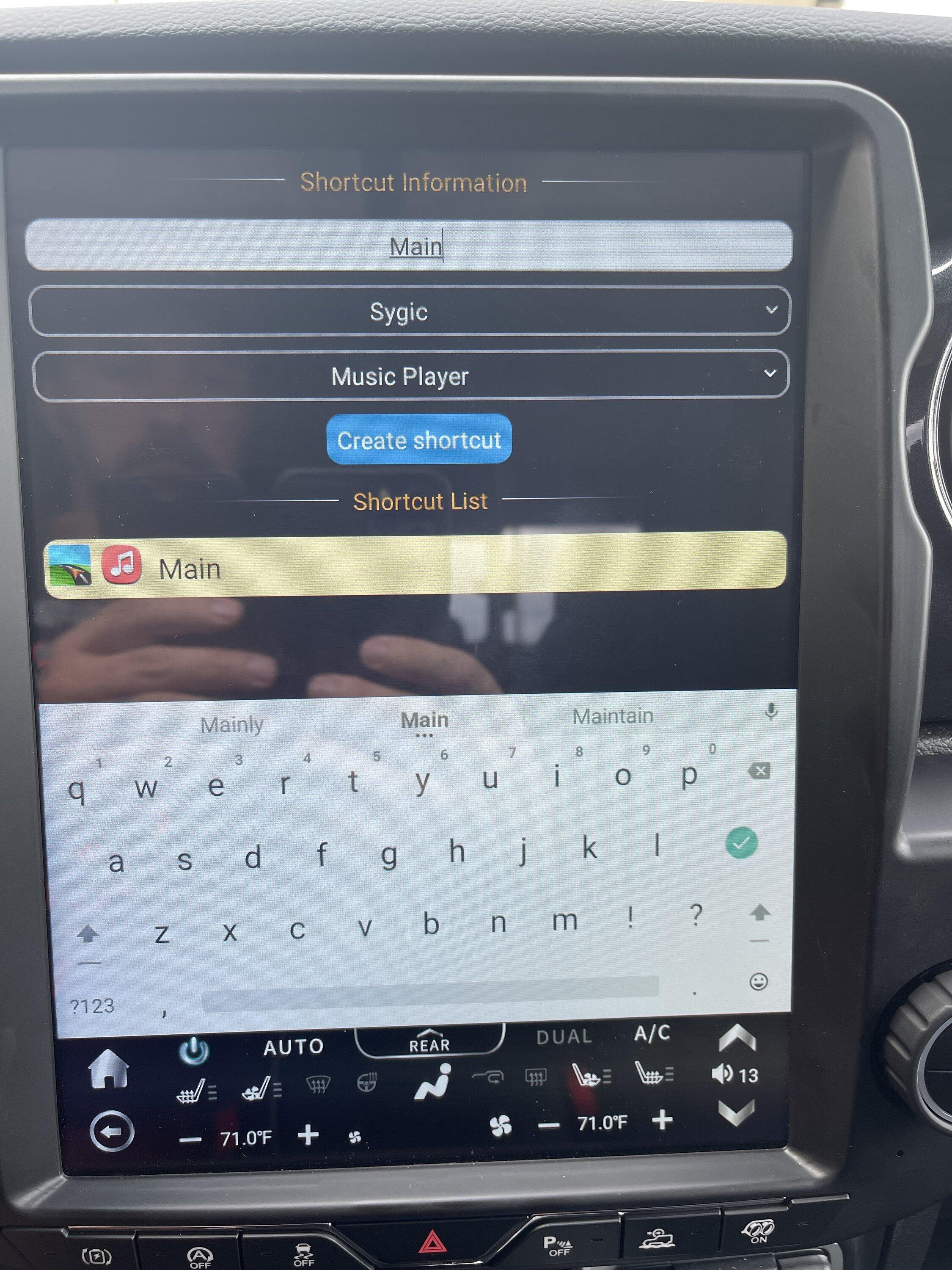 Jeep Gladiator Phoenix Android Radio 7862 model. image
