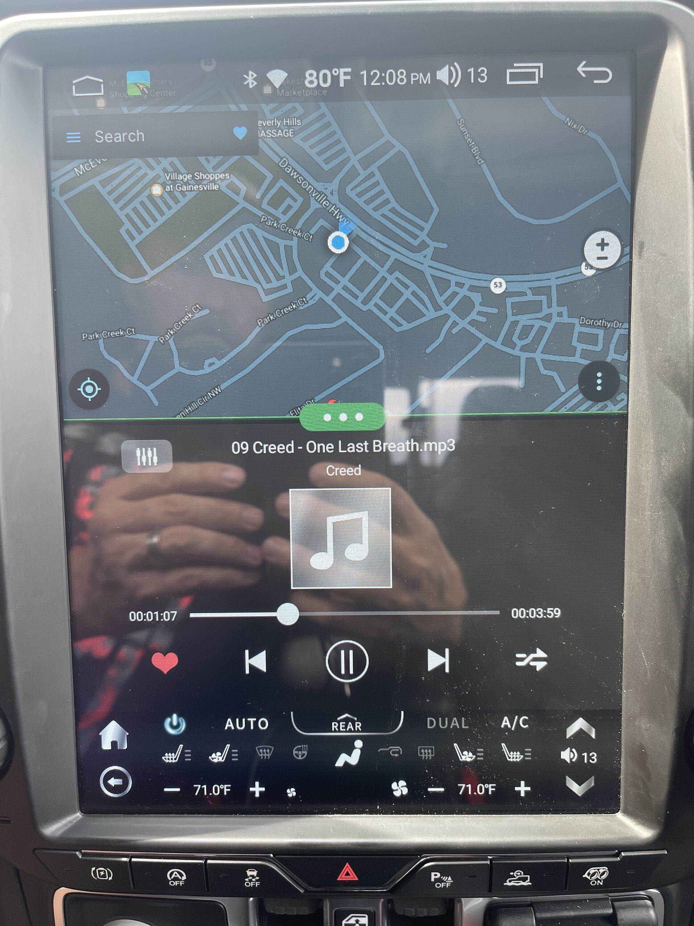 Jeep Gladiator Phoenix Android Radio 7862 model. image