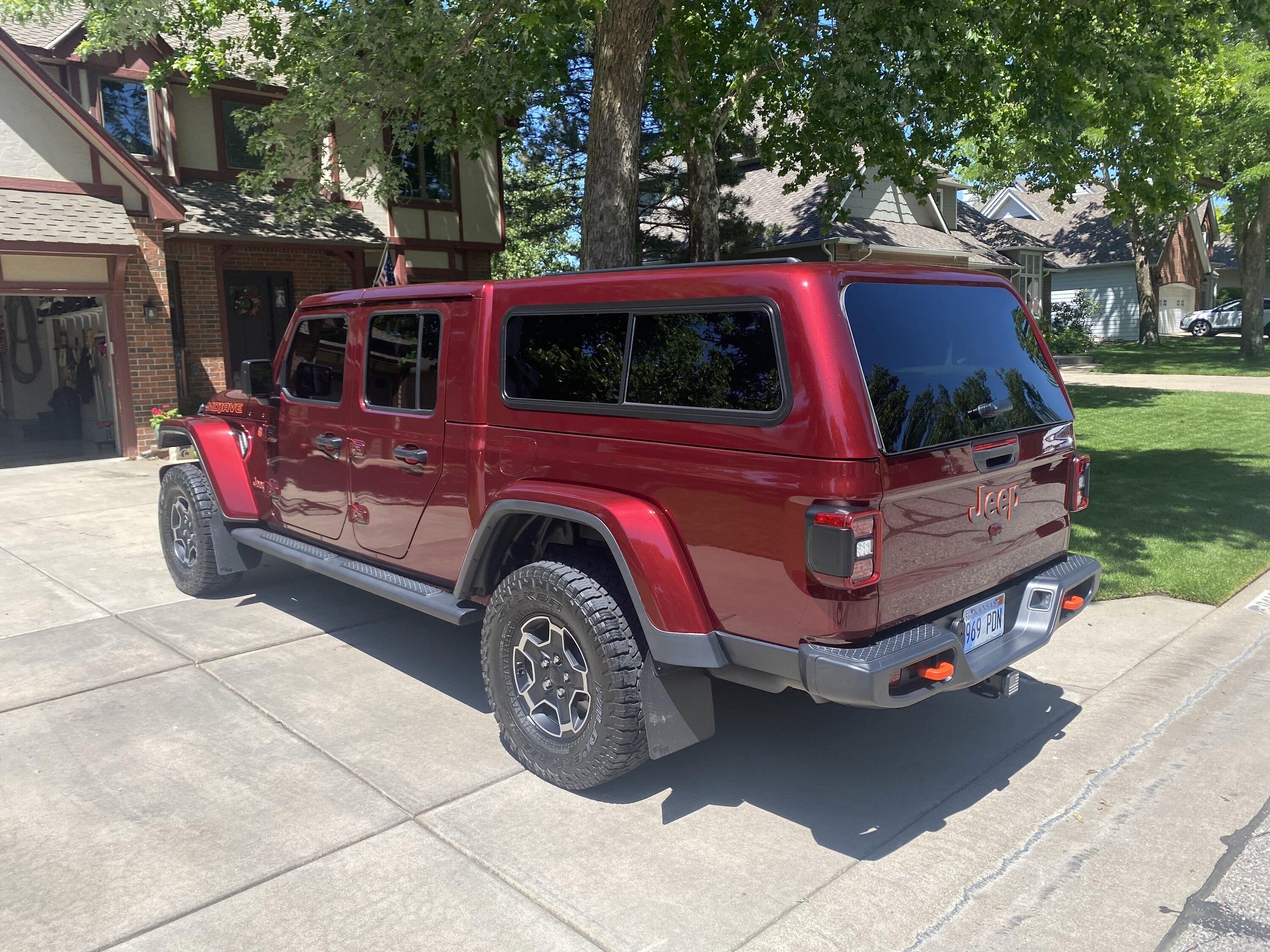 Jeep Gladiator Painted fender protection 879666CC-CABB-4EF6-B82D-D31EAE721927