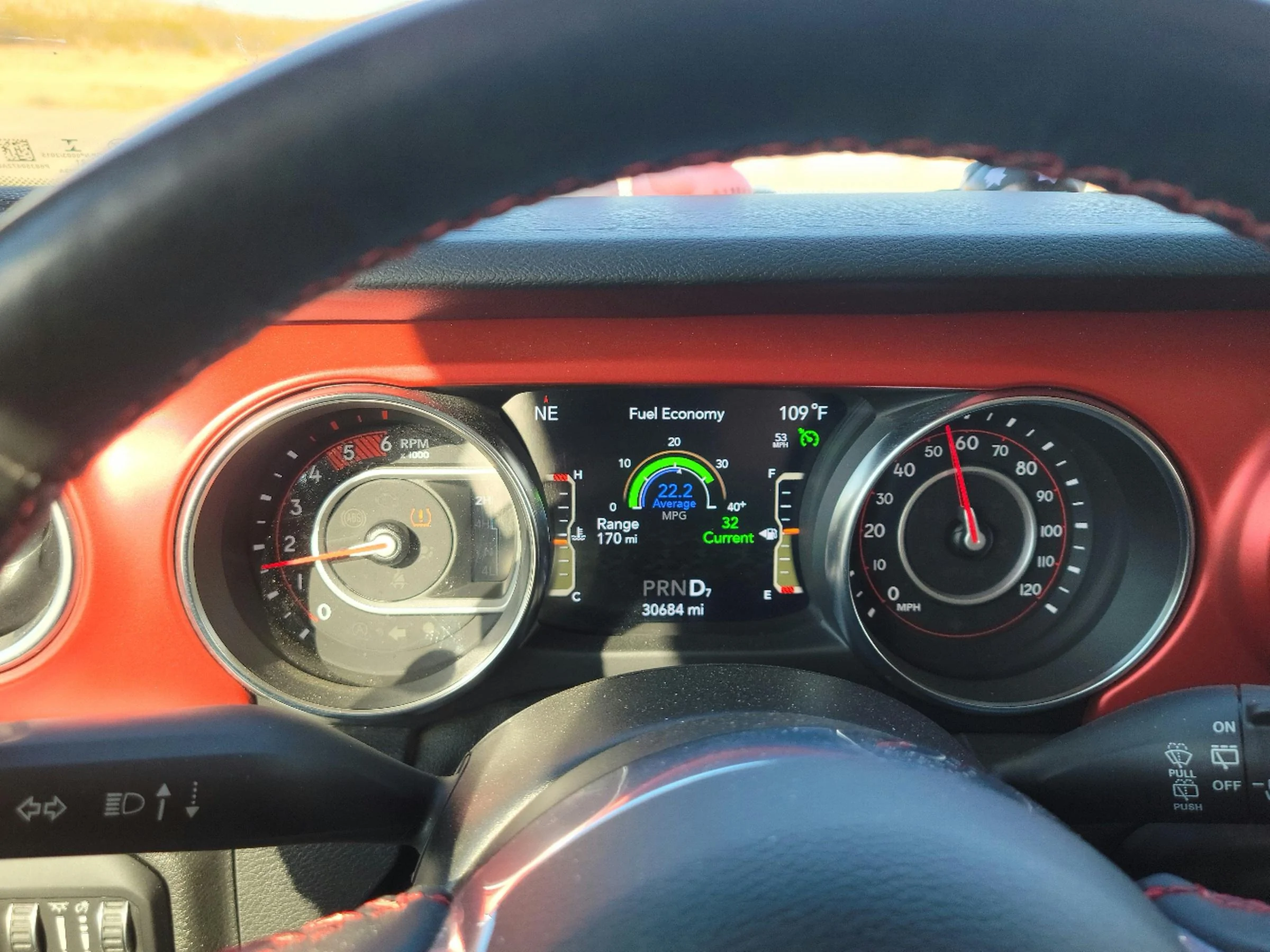 Jeep Gladiator Ecodiesel power derating as temps rise? 20220902_164528
