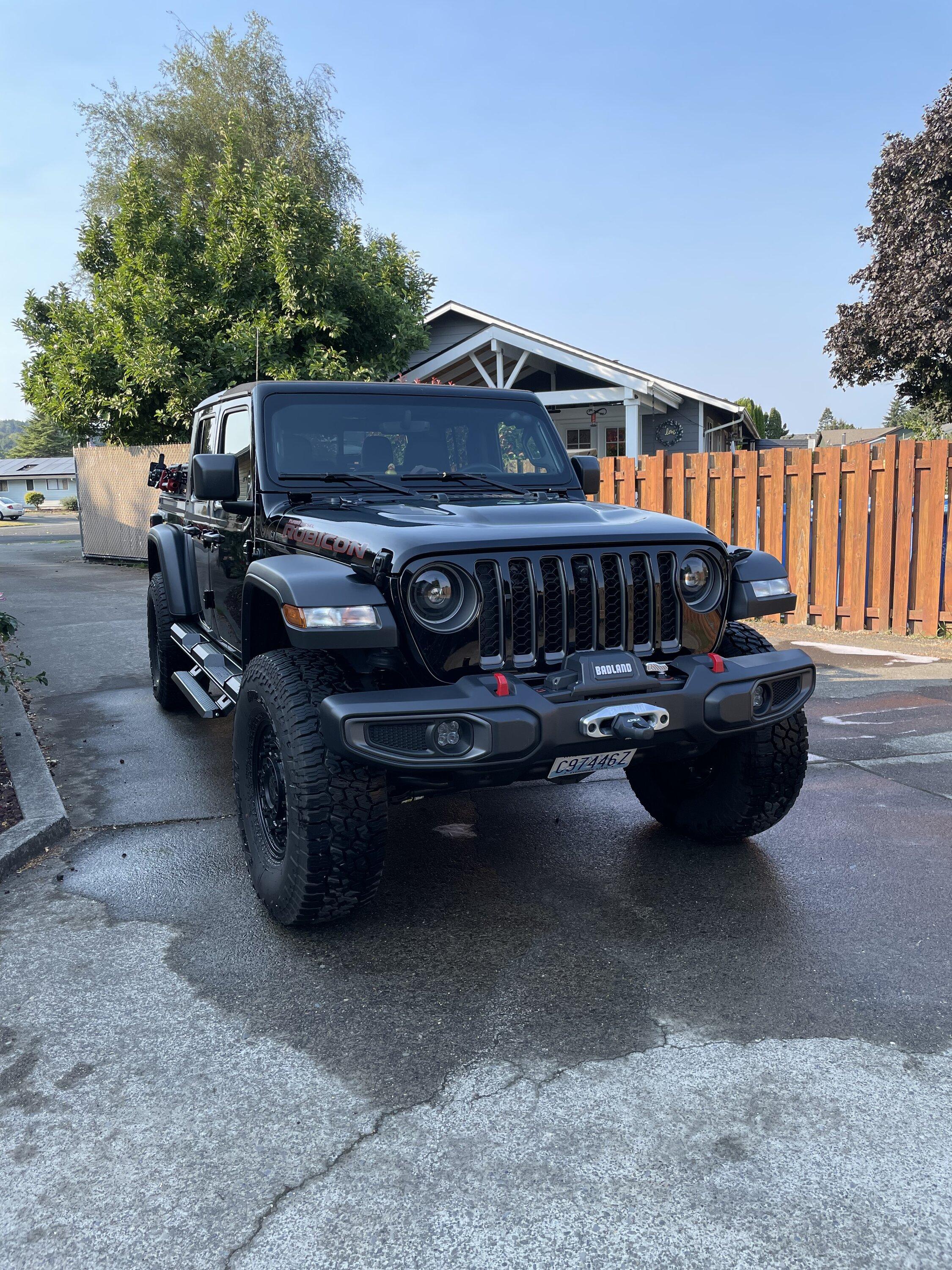 Jeep Gladiator Installed a winch on my stock (plastic) Rubicon bumper - DIY writeup B7FB7172-CD70-4FCF-B6D9-719708F3CCC2