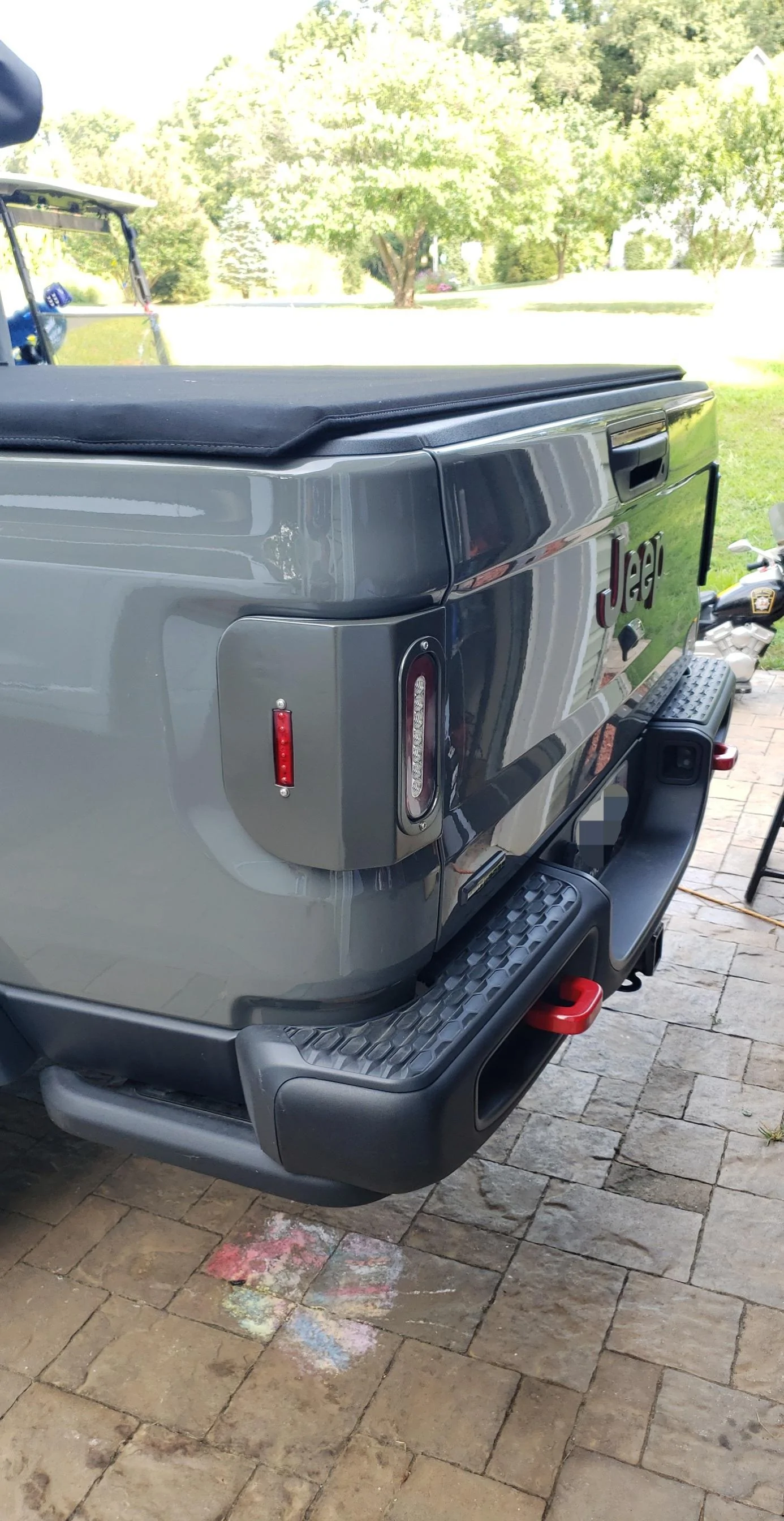 Jeep Gladiator New Jeepsteel.com tail lights installed! 20220903_185840